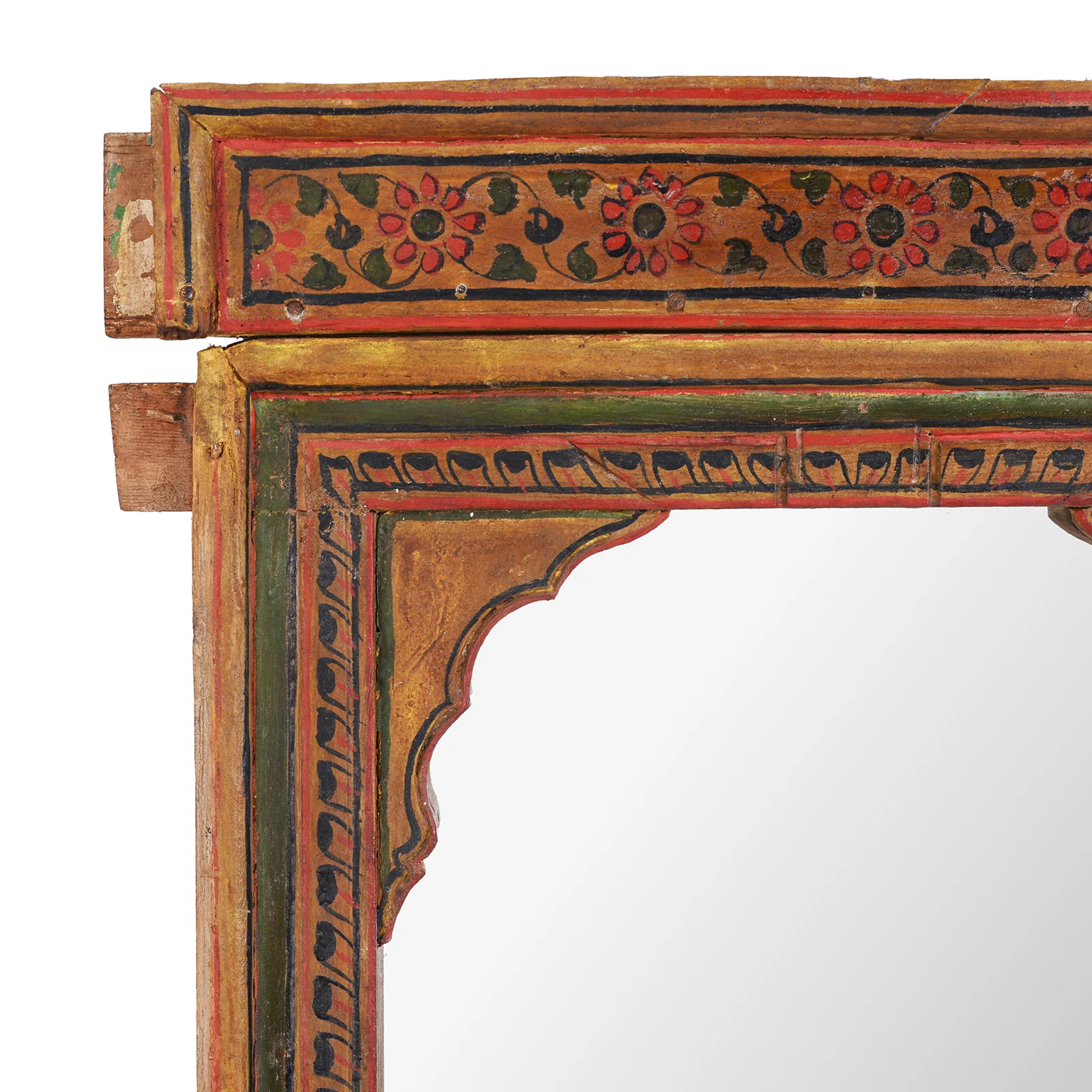 Painted Mirror From Bikaner - Ca 1900 - Image 2
