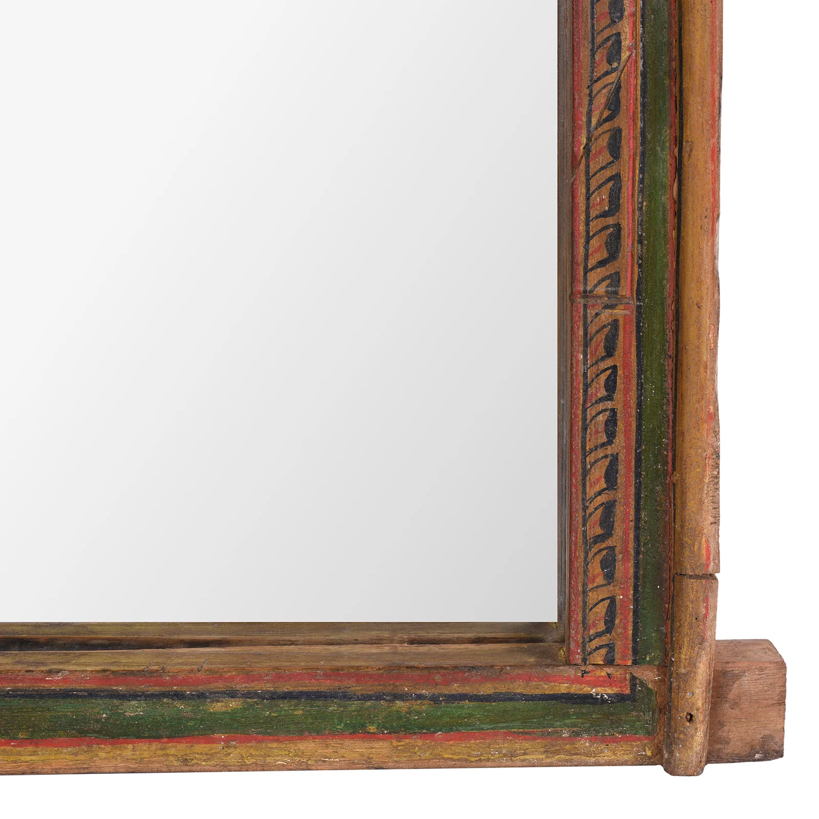 Painted Mirror From Bikaner - Ca 1900 - Image 3