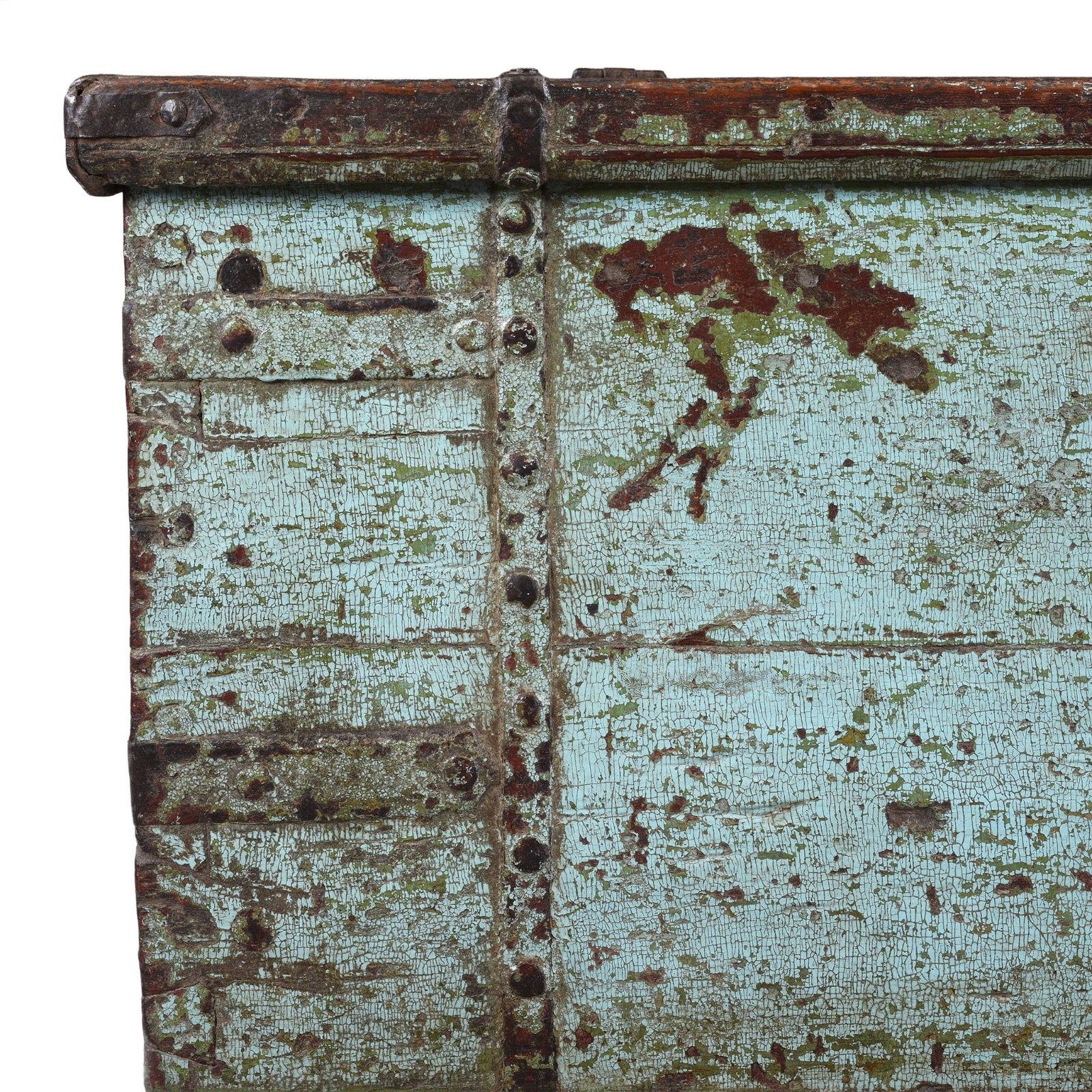 Painted Teak Coffee Table Chest - 19th Century - Image 6