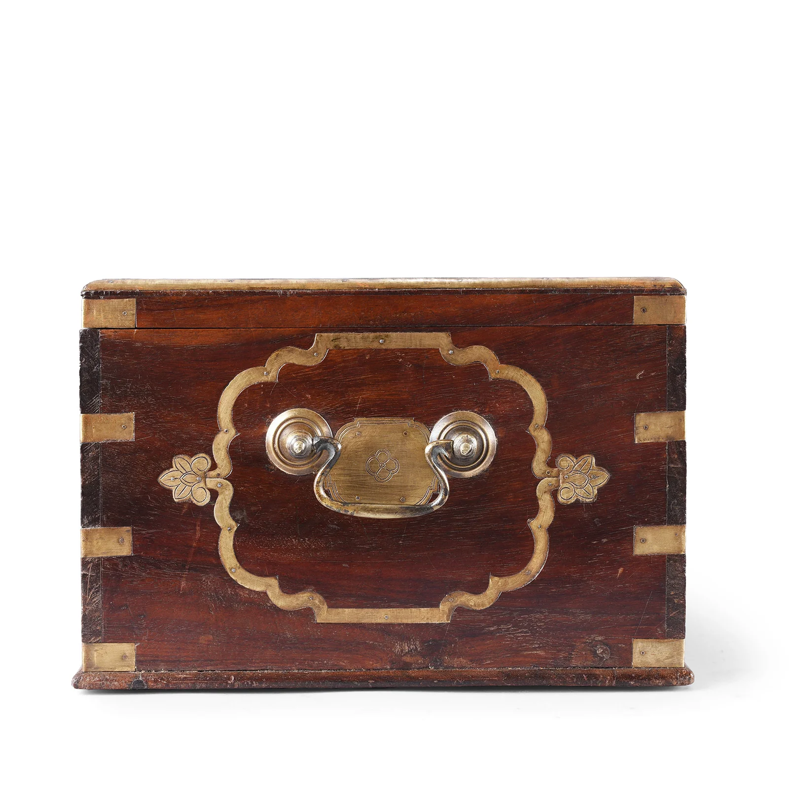 Brass Bound Rosewood Document Box From Lucknow - 19th Century - Image 6
