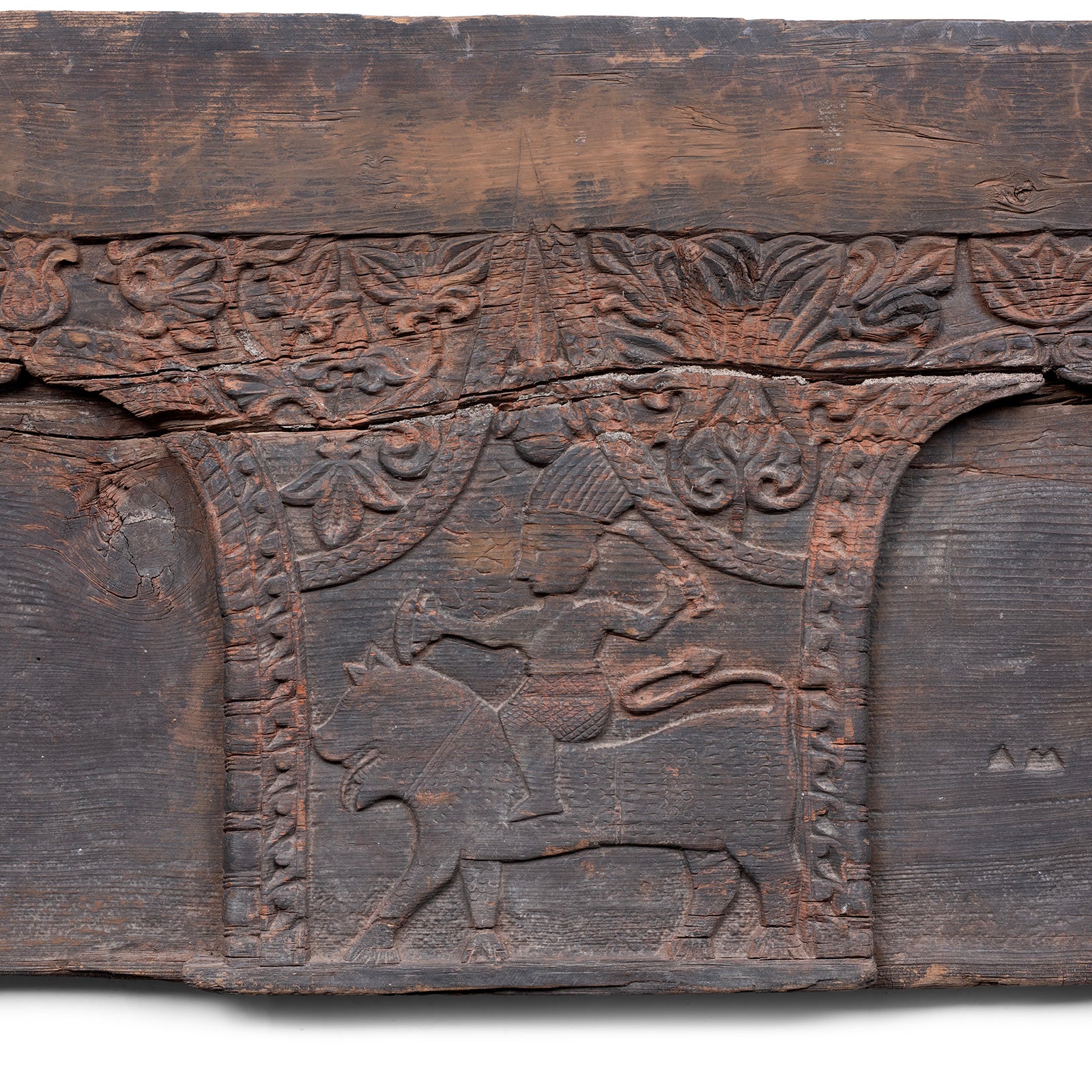 Tribal Carved Panel From Kullu - 19th Century - Image 2