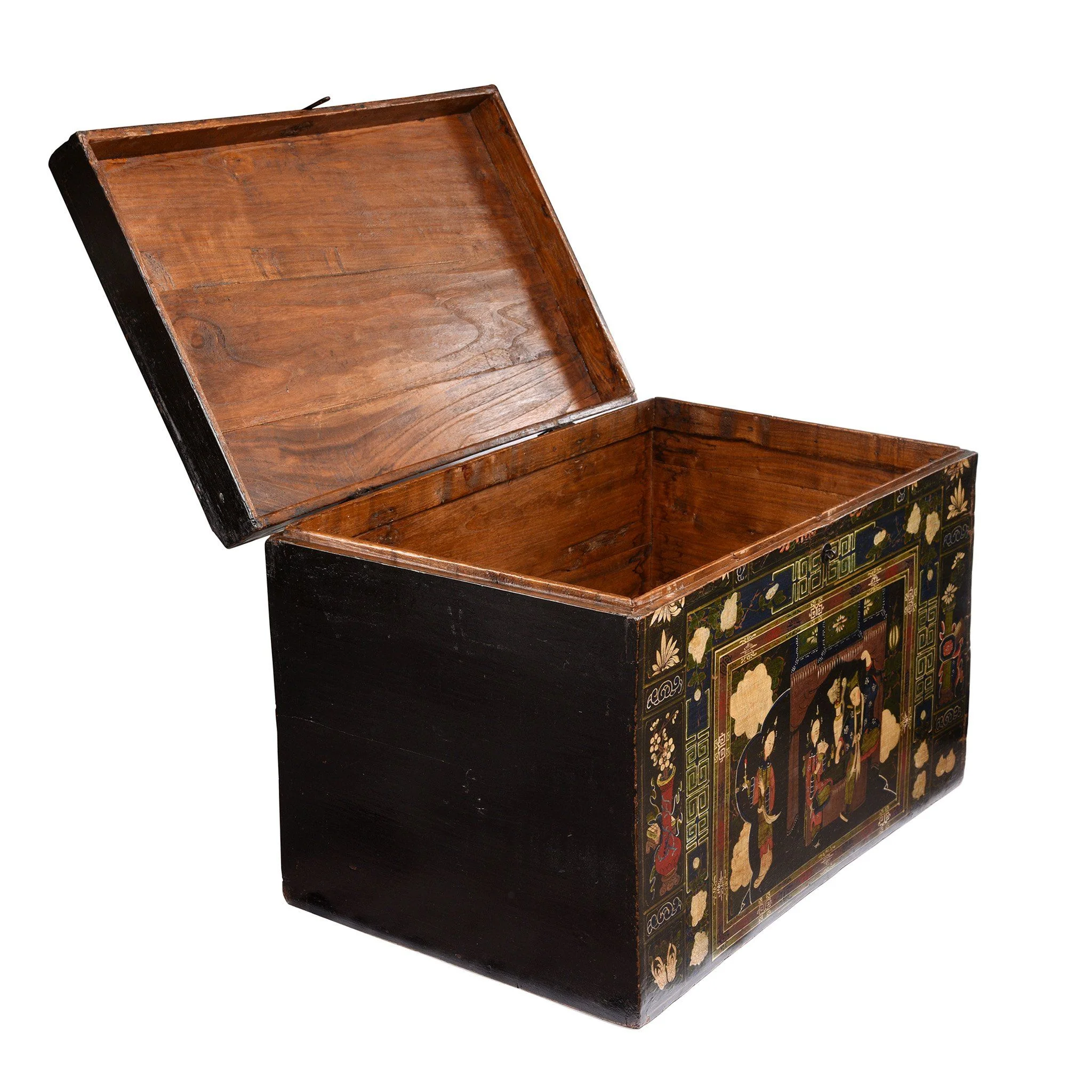 Painted Opera Chest from Shanxi - 19thC - Image 2