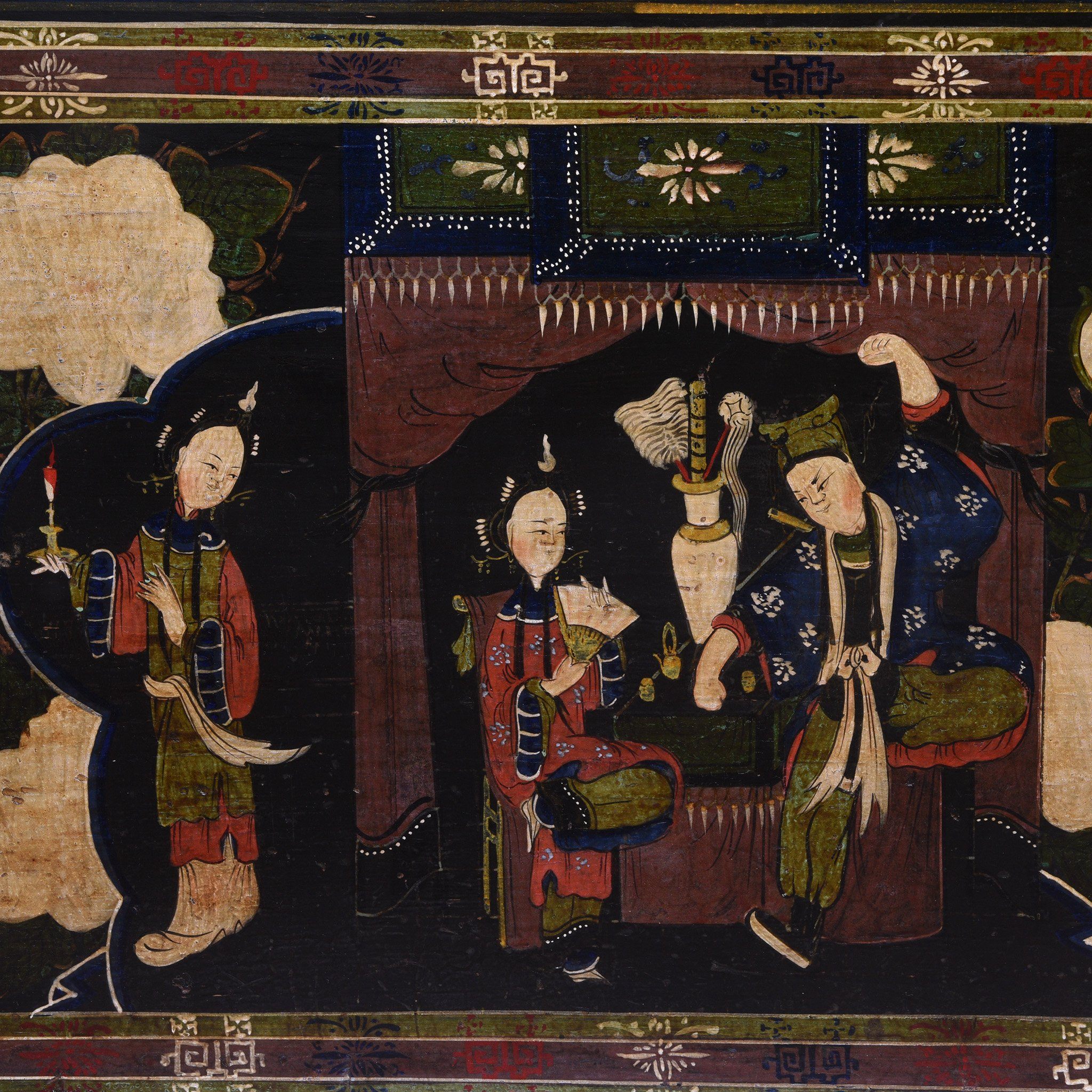Painted Opera Chest from Shanxi - 19thC - Image 3