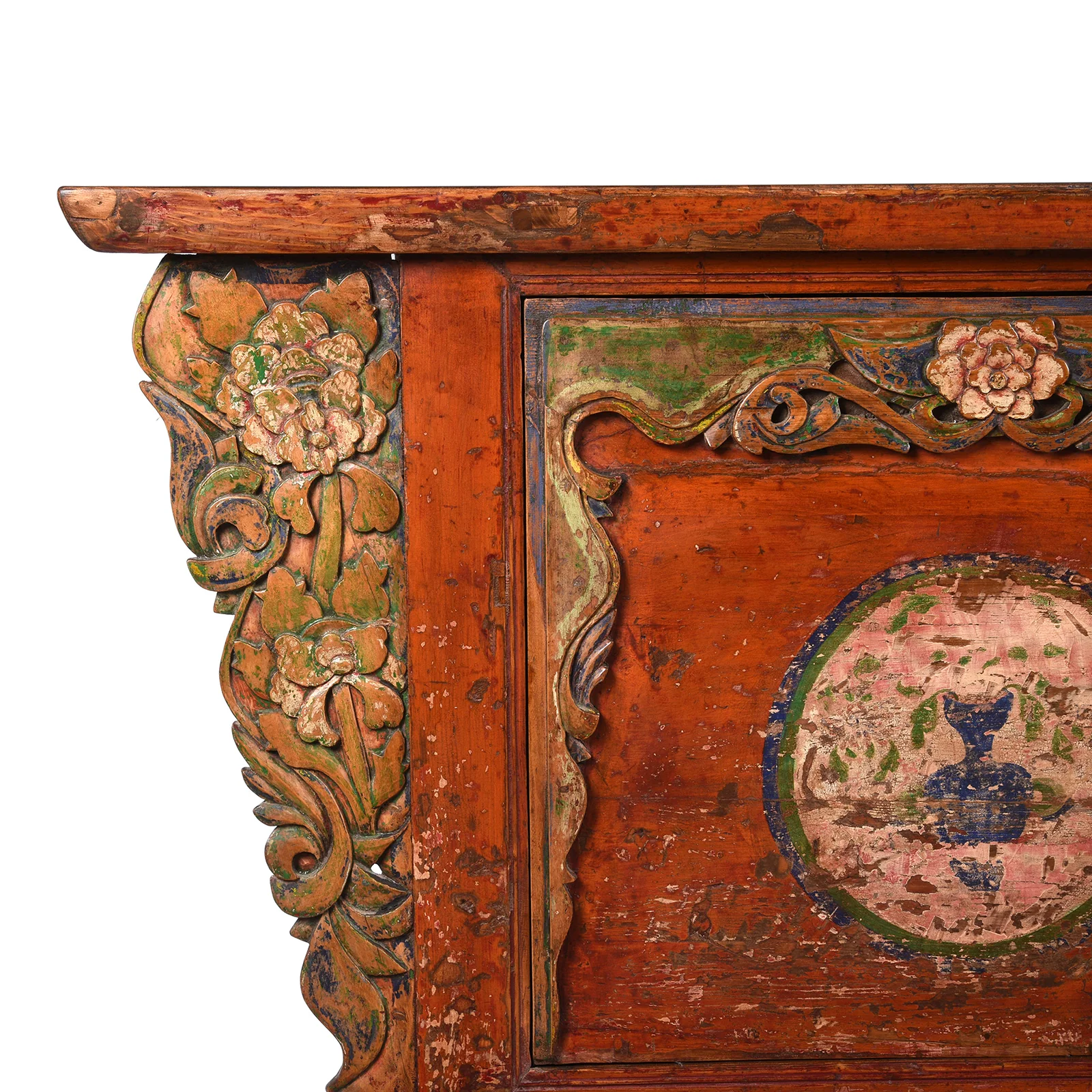 Painted Sideboard From Qinghai - 19th Century - Image 4