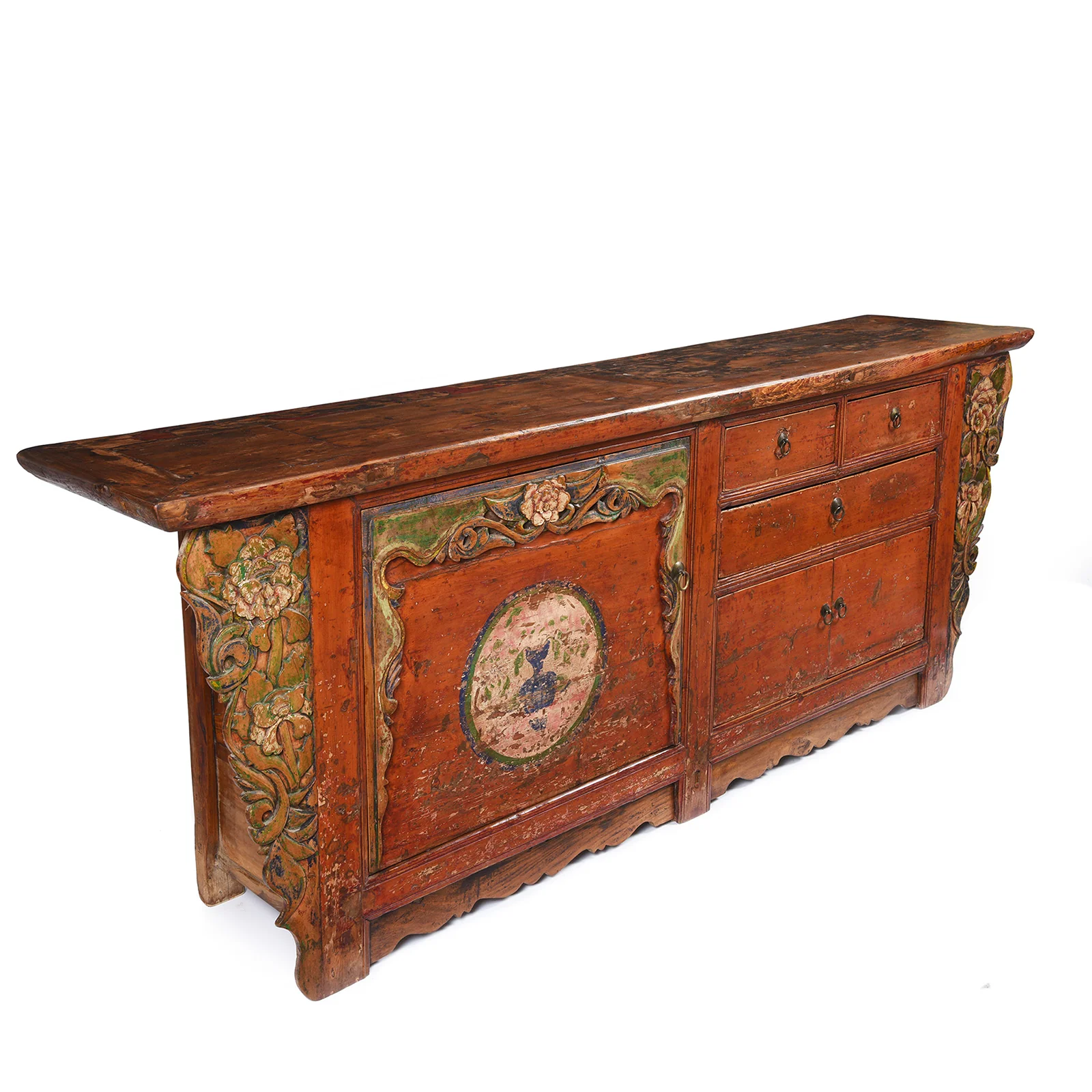 Painted Sideboard From Qinghai - 19th Century - Image 5