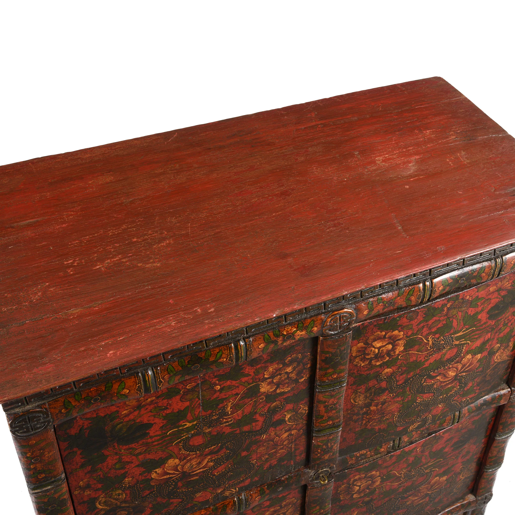 Painted Tibetan Altar Cabinet - 19thC - Image 8