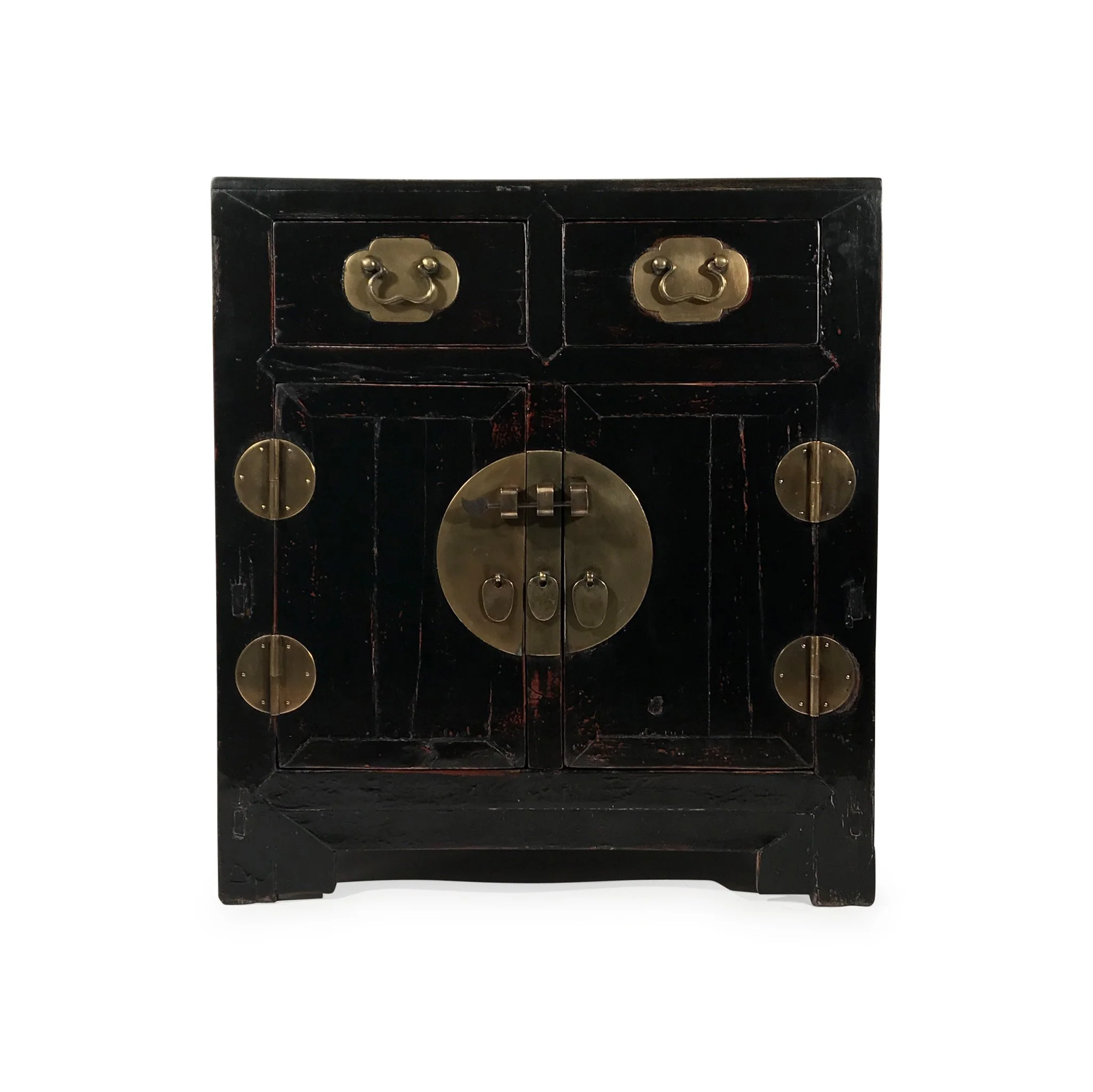 Black Lacquer Sideboard From Tianjin - 19thC