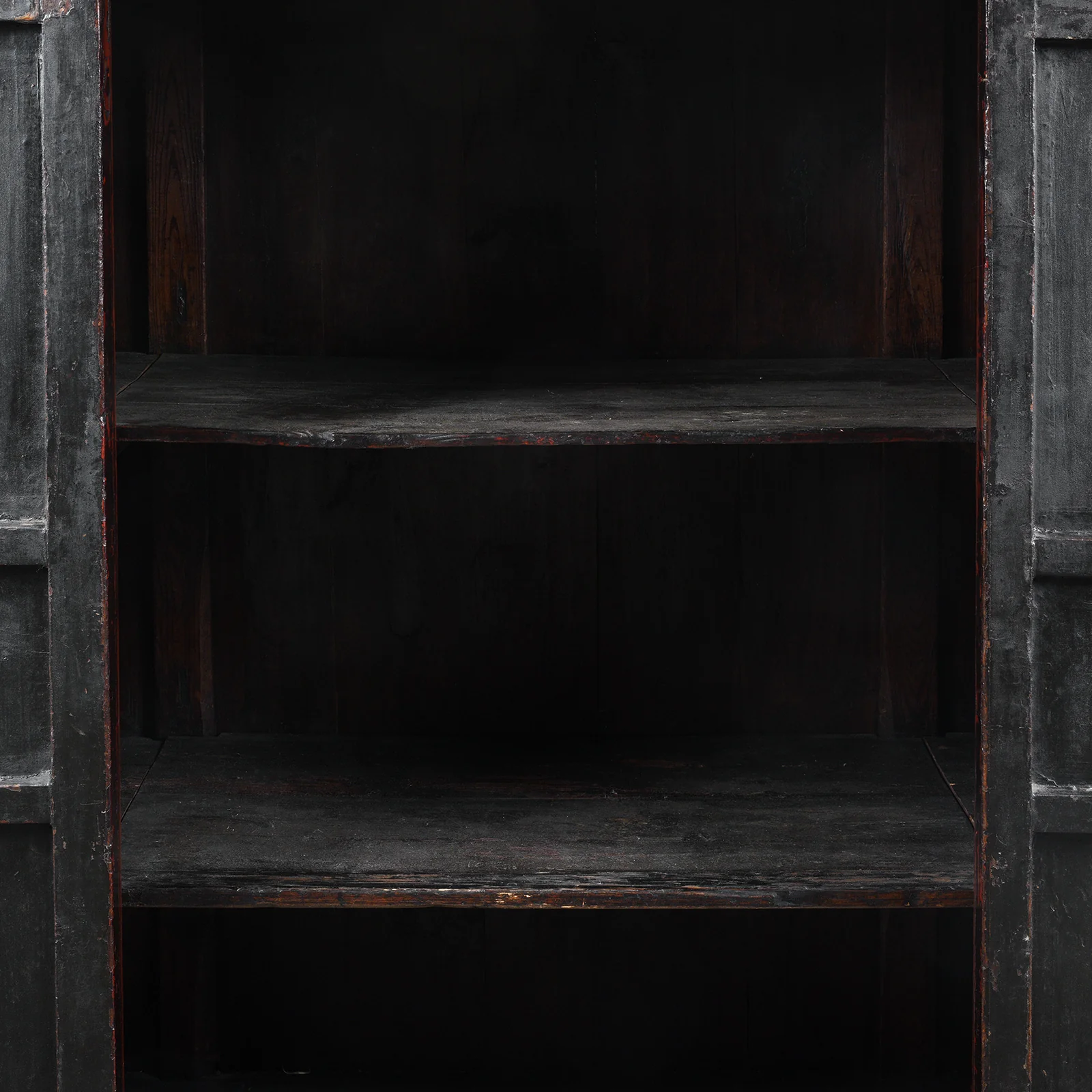 Red Lacquer Wedding Cabinet From Shanxi -19th Century - Image 5