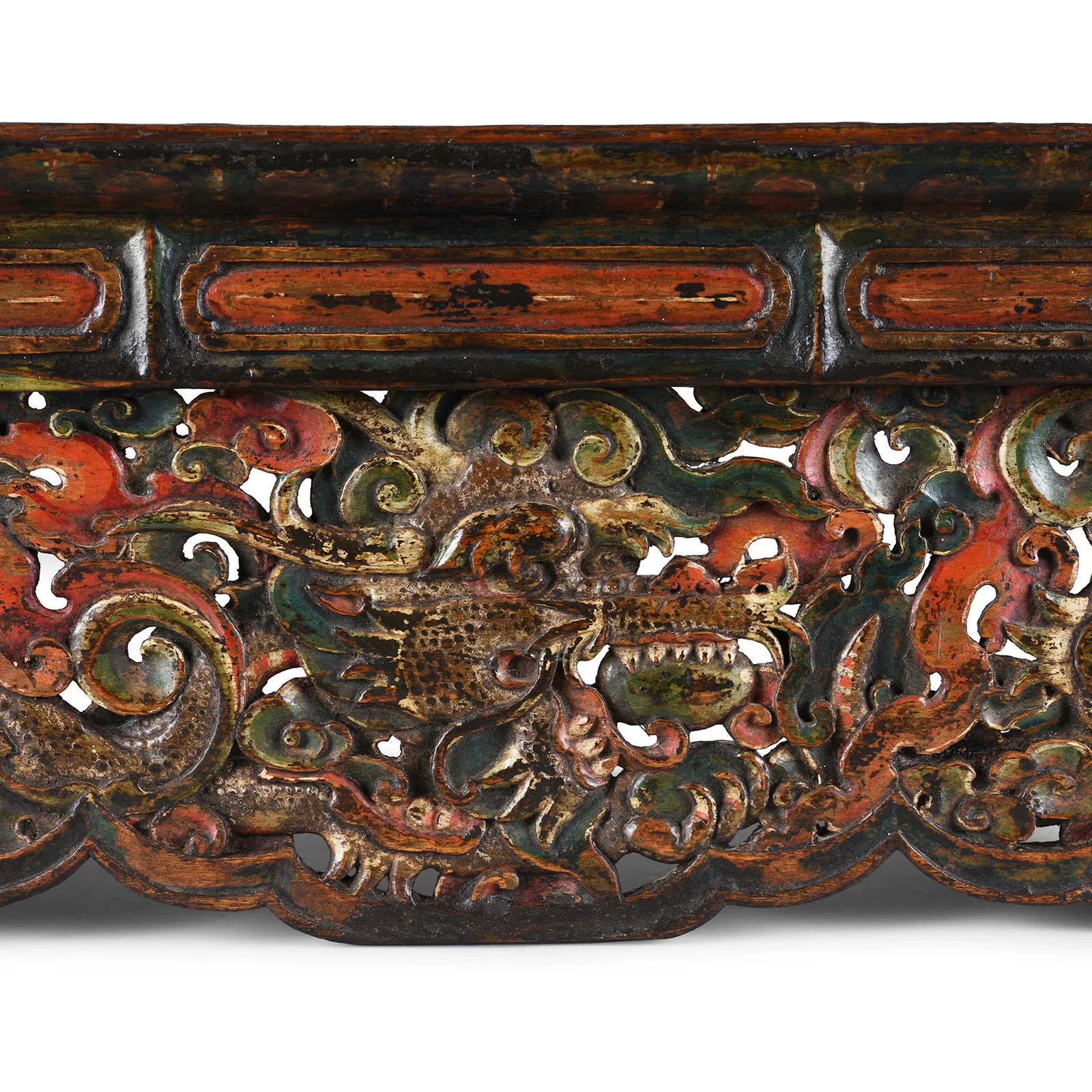 Dragon Choksar Prayer Table from Tibet - 17th Century - Image 5