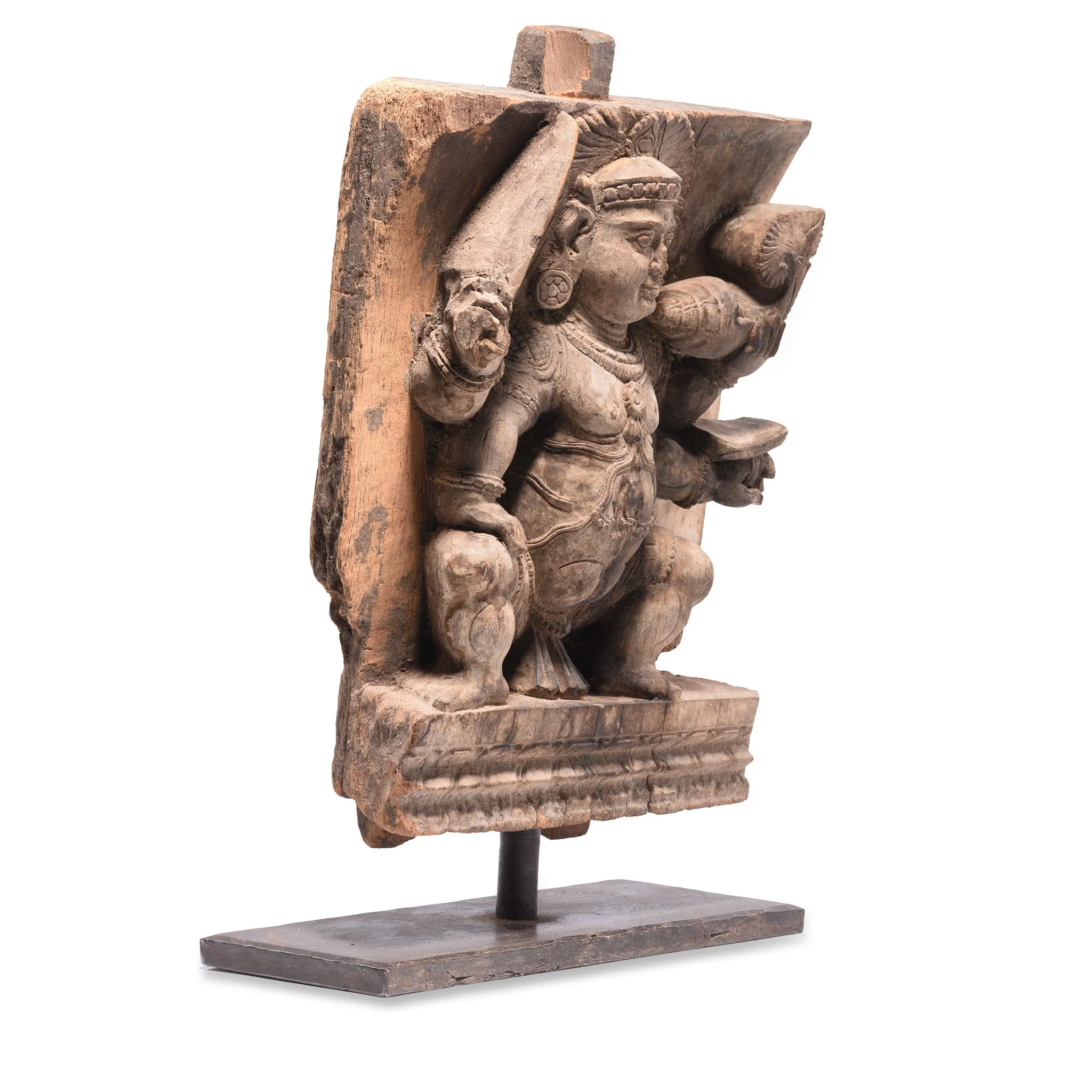 Vishnu Chariot Carving From Tamil Nadu - 18thC - Image 4