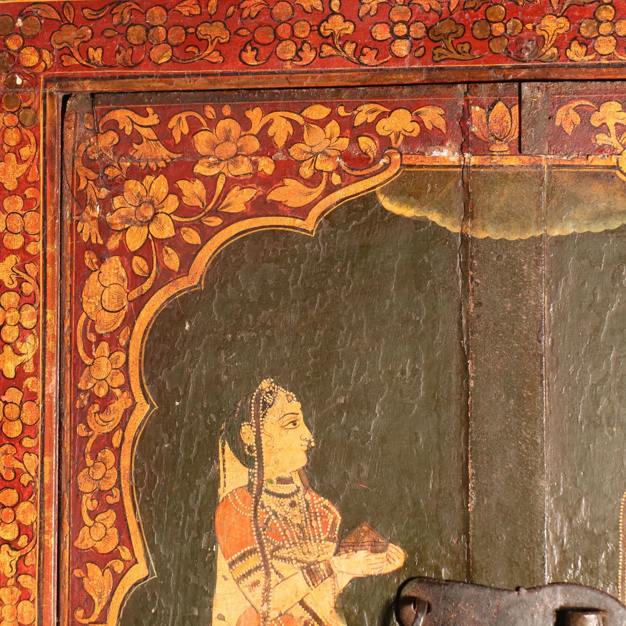 Painted Window from Bikaner, Rajasthan - 19thC - Image 2
