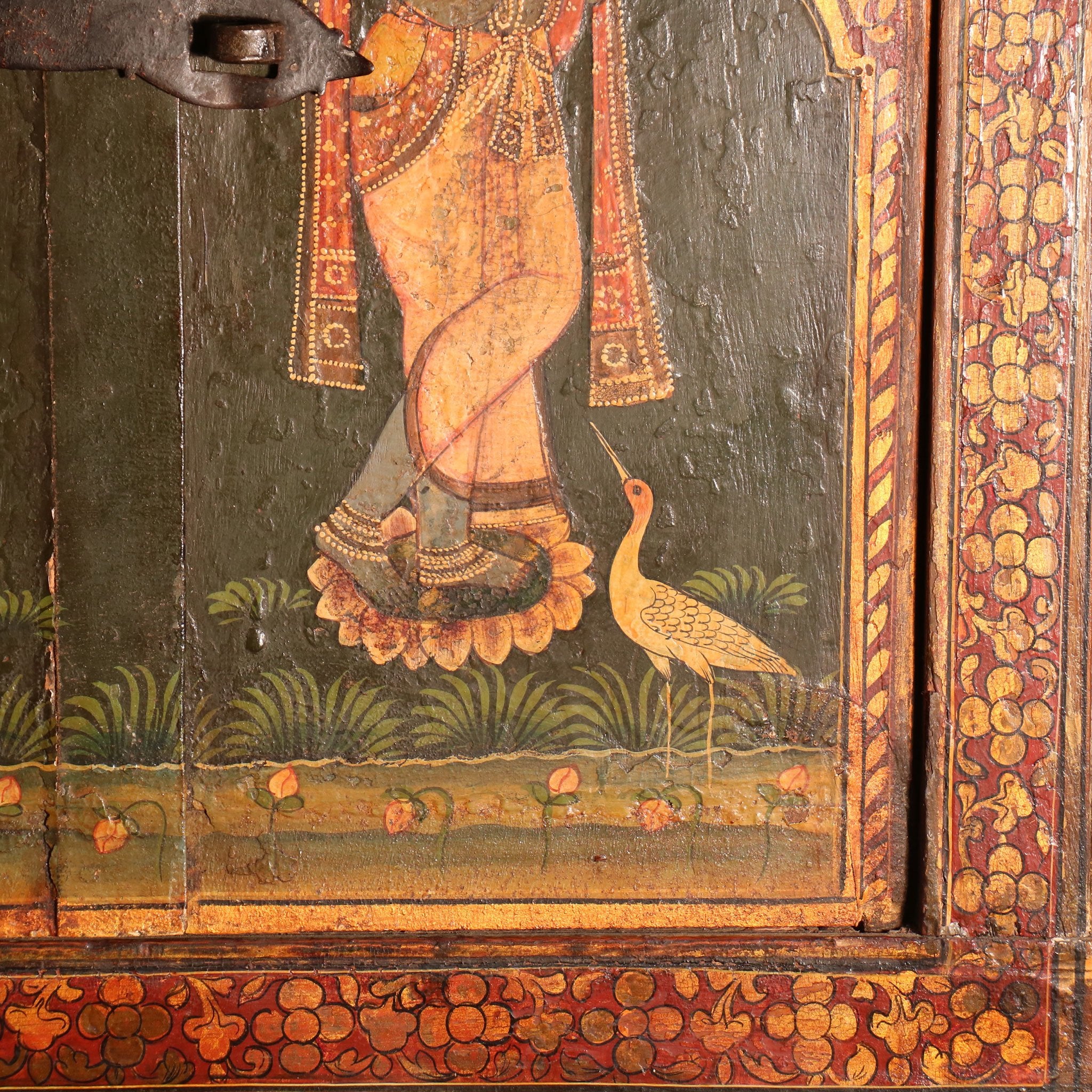 Painted Window from Bikaner, Rajasthan - 19thC - Image 3