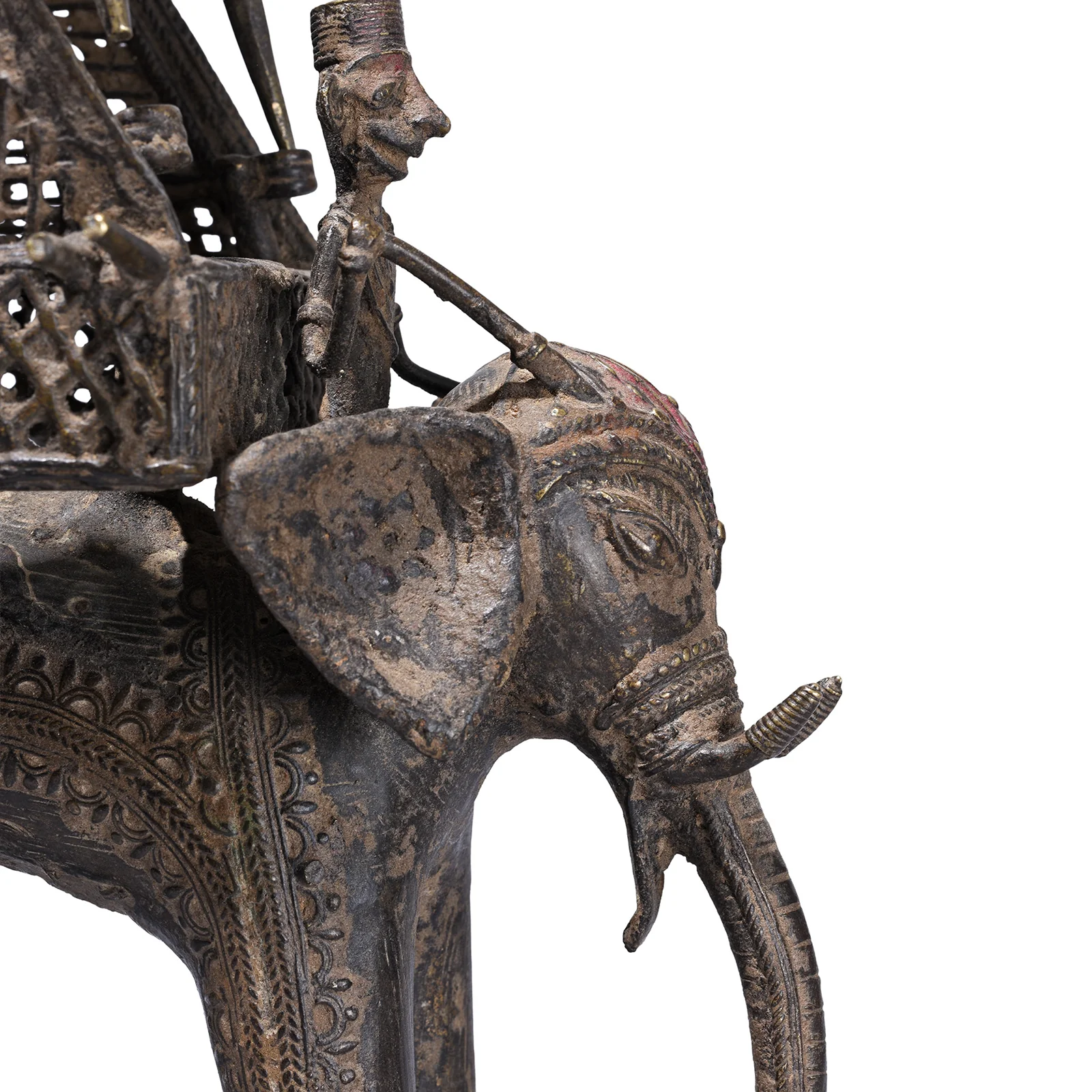 Bastar Brass Elephant From Chhattisgarh - 19th Century - Image 4