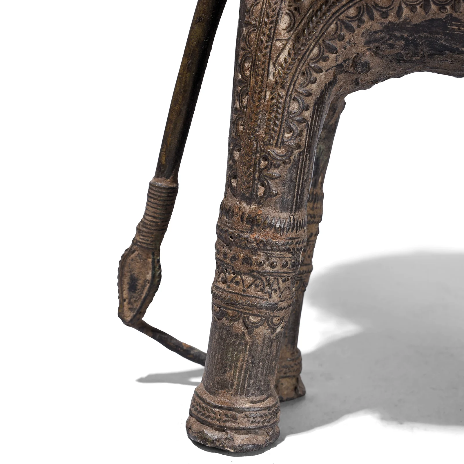 Bastar Brass Elephant From Chhattisgarh - 19th Century - Image 9
