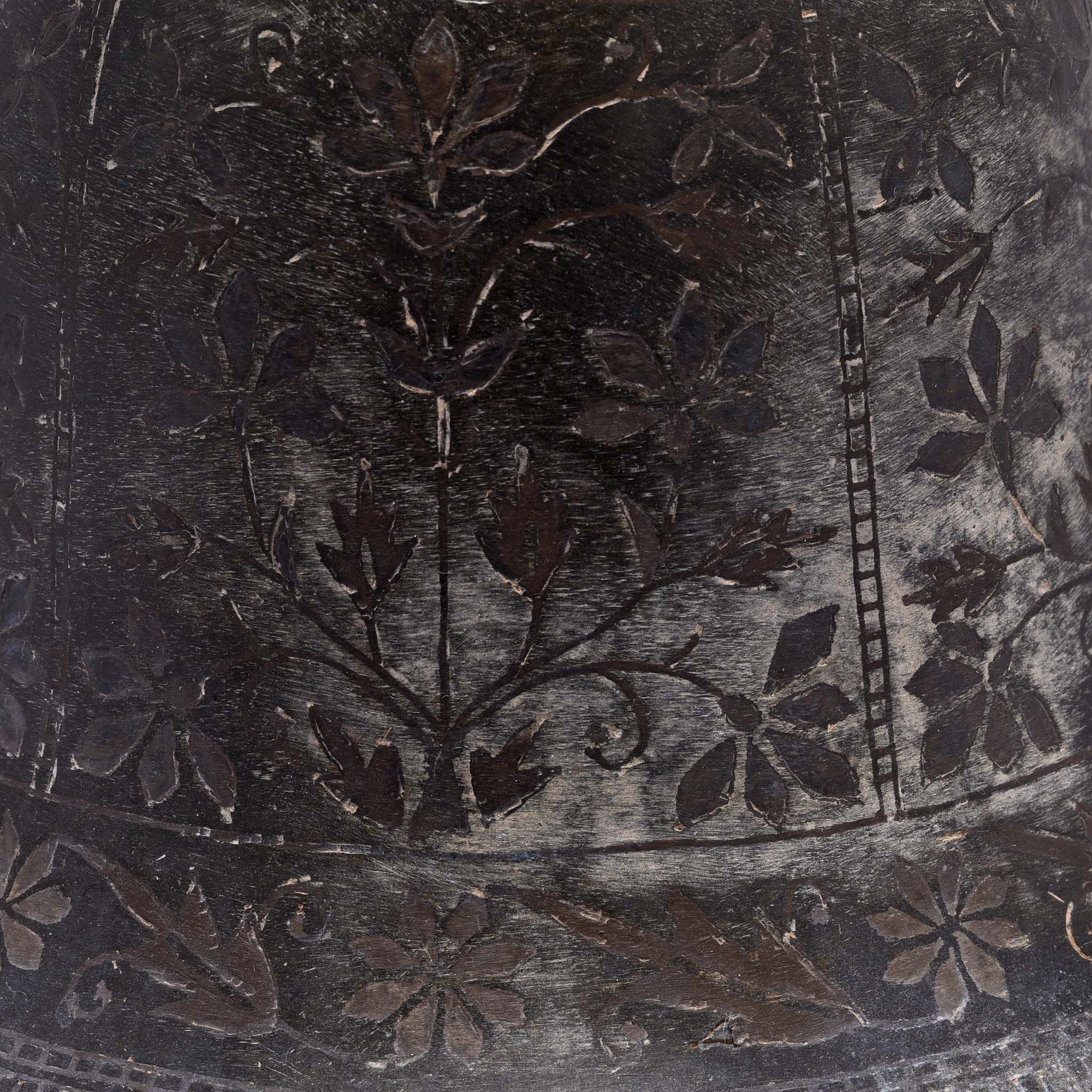 Bidriware Hookah Base from India - 19th Century - Image 4