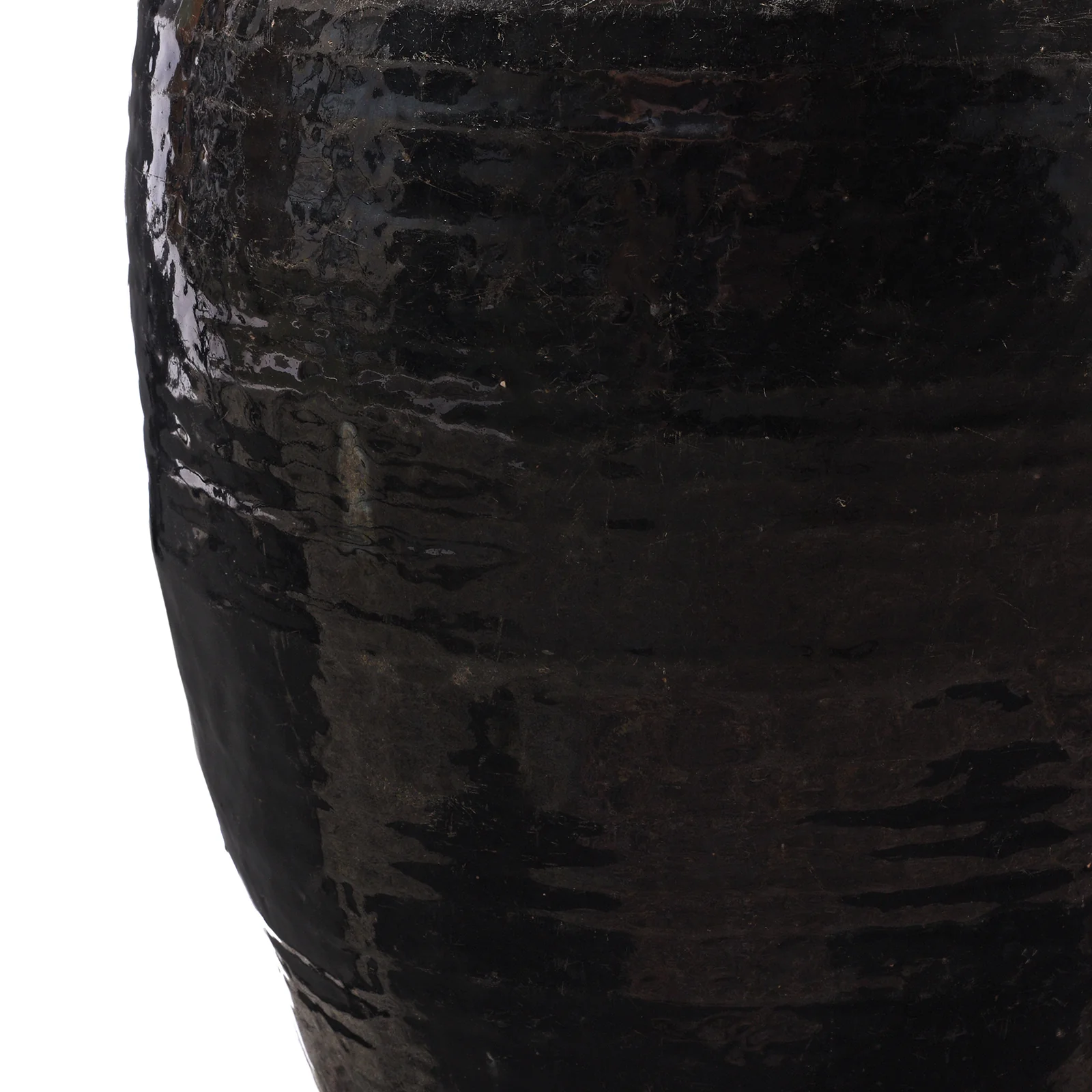 Chinese Black Glazed Storage Jar From Shanxi - 19thC - Image 4