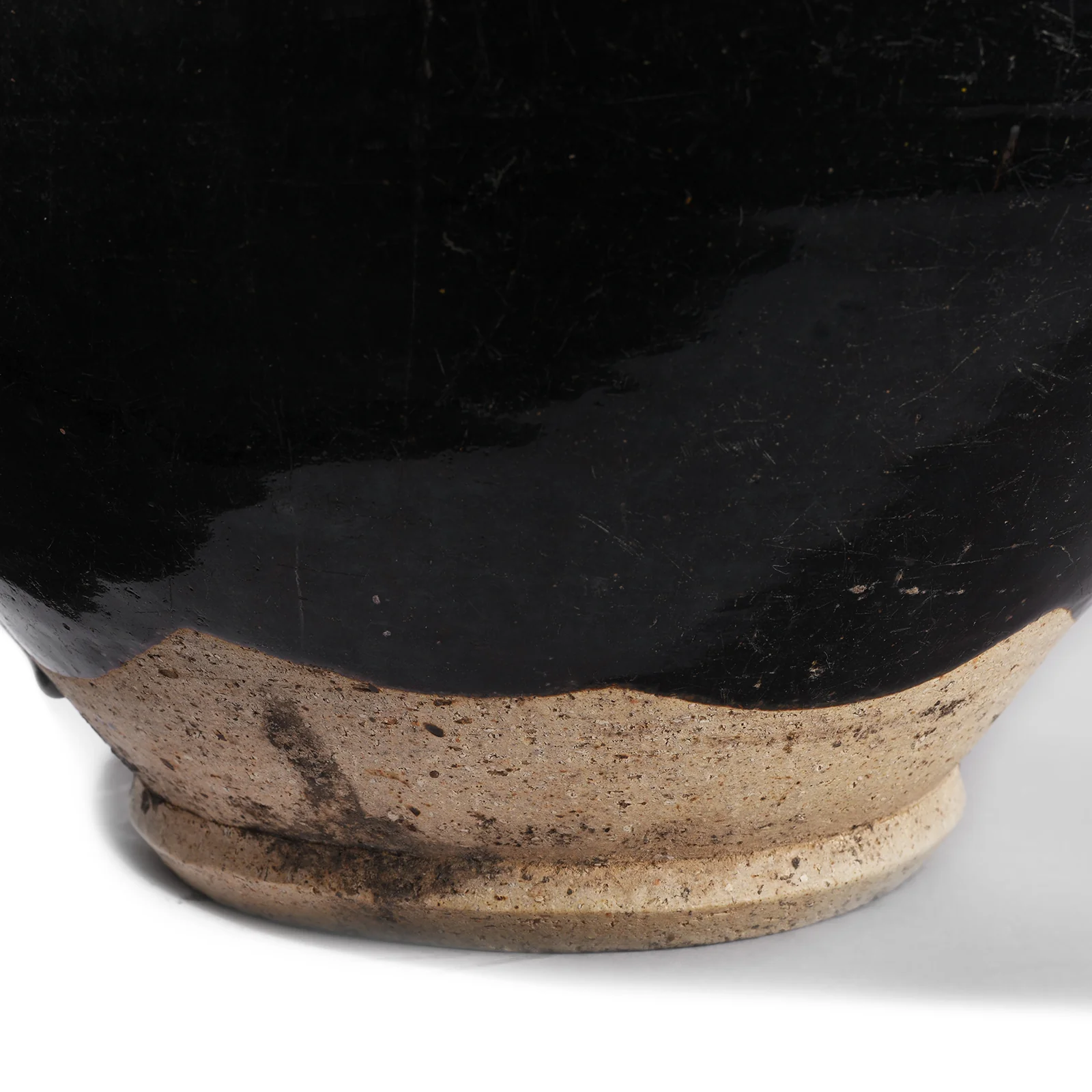 Black Glazed Stoneware Cizhou Wine Jar From Hebei - 19th Century - Image 3