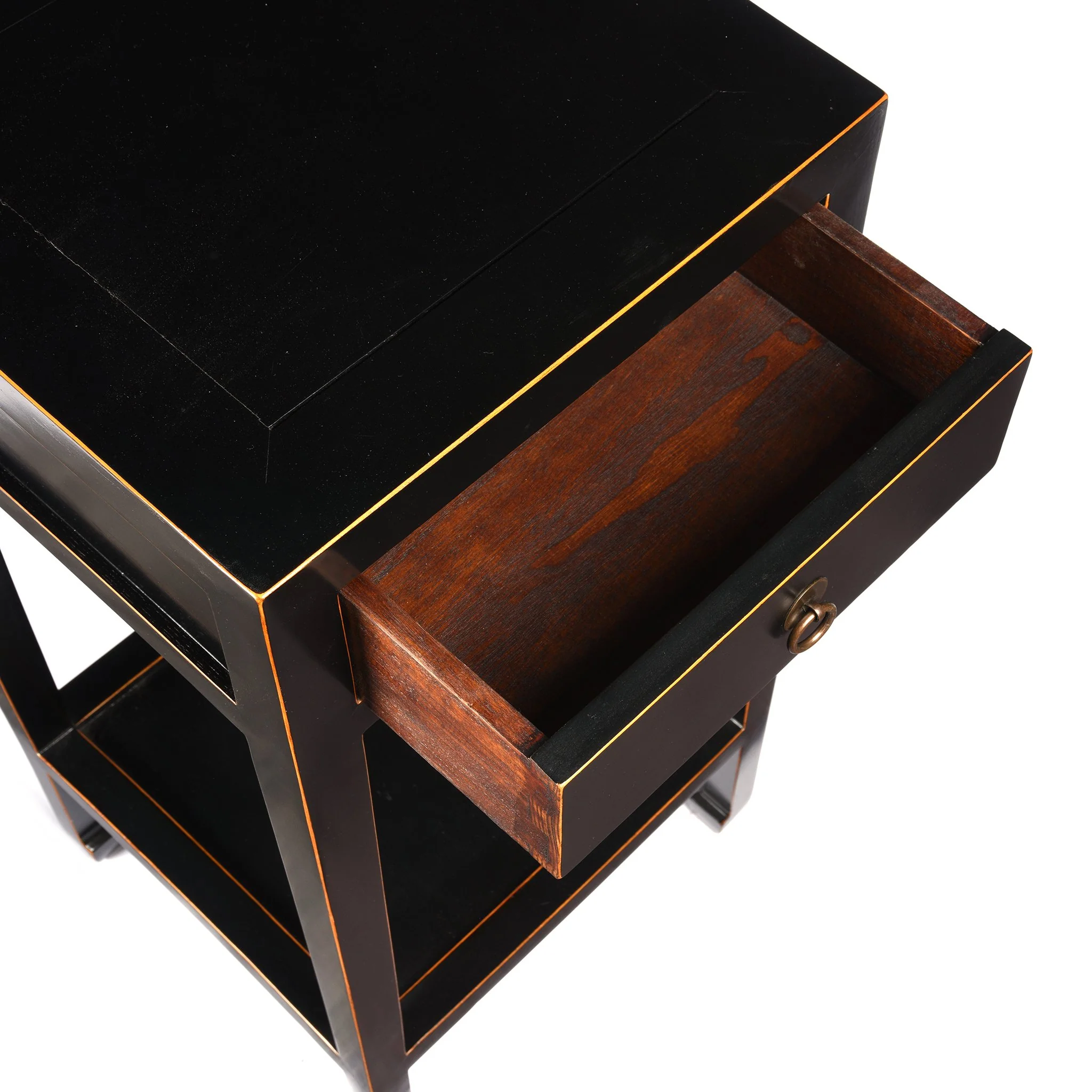 Black Lacquer Tea Table - Image 3