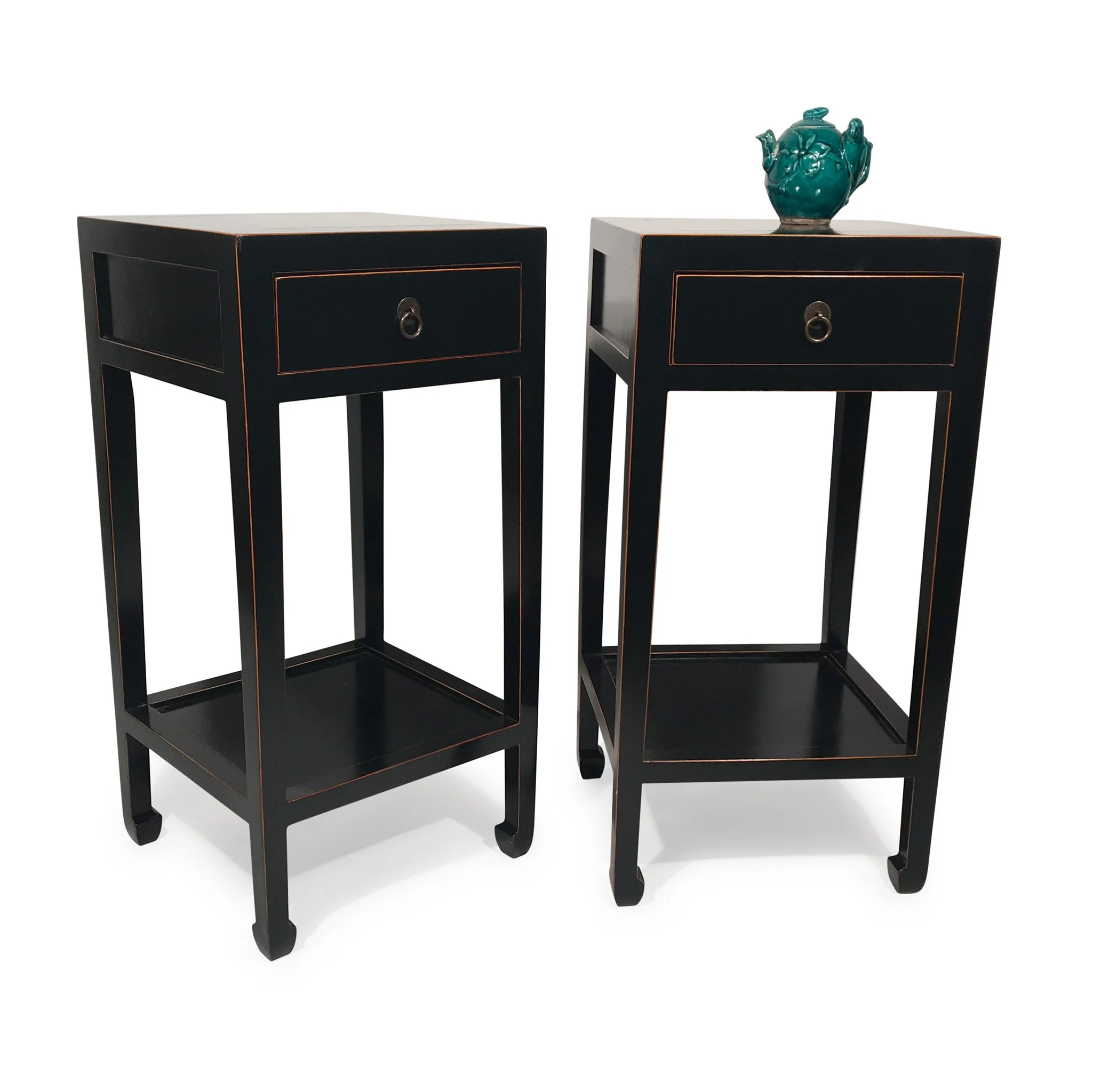Black Lacquer Tea Table - Image 4