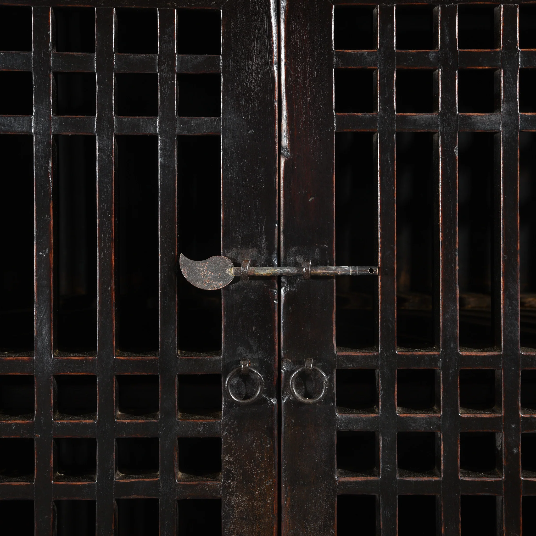 Black Lacquer Kitchen Cabinet From Tianjin - 19thC - Image 5