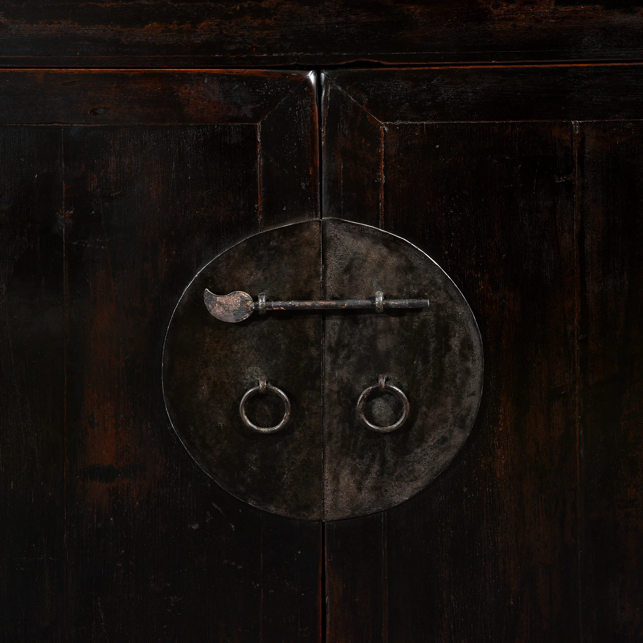 Black Lacquer Kitchen Cabinet From Tianjin - 19thC - Image 8