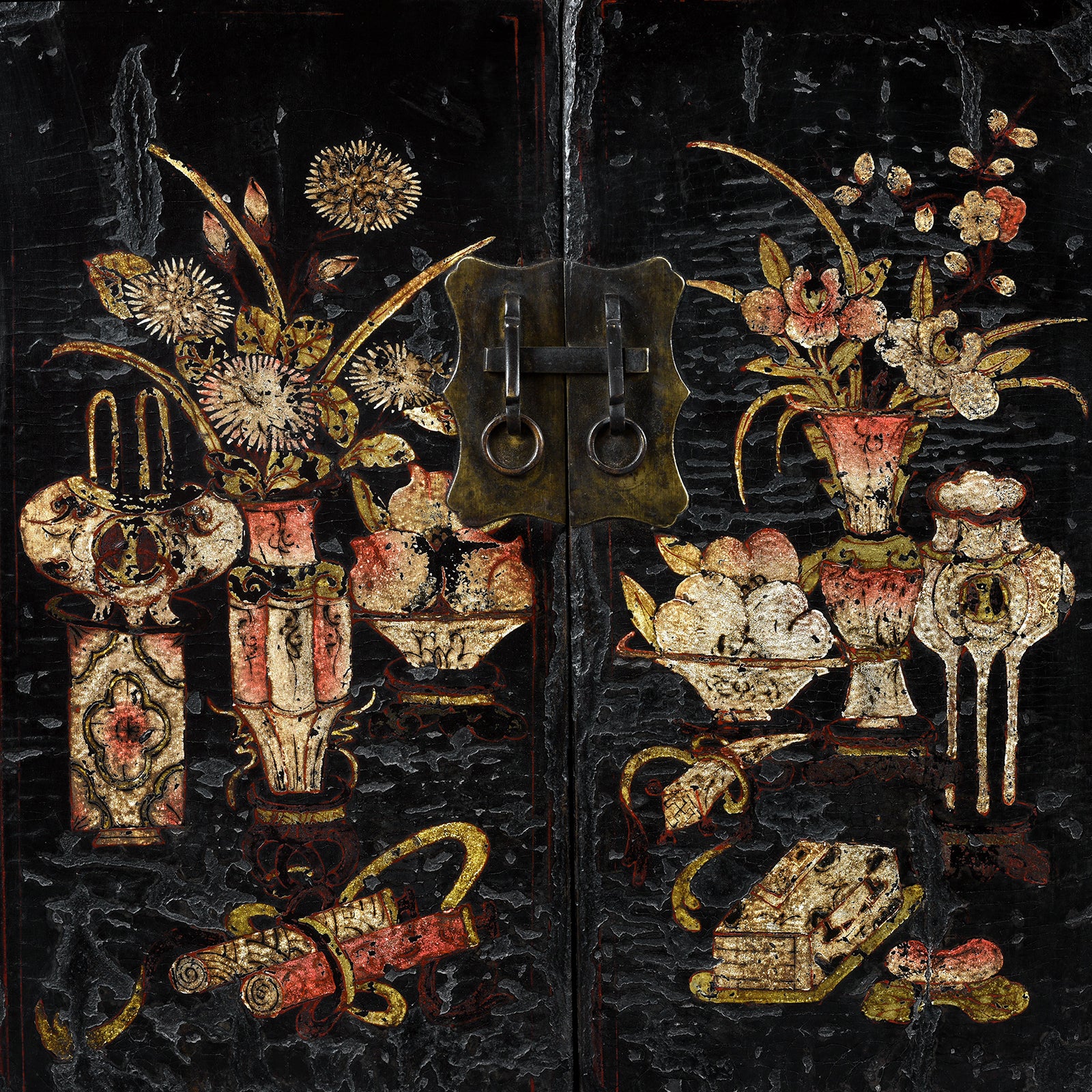 Black Lacquer Sideboard From Shanxi - Early 19th Century - Image 11
