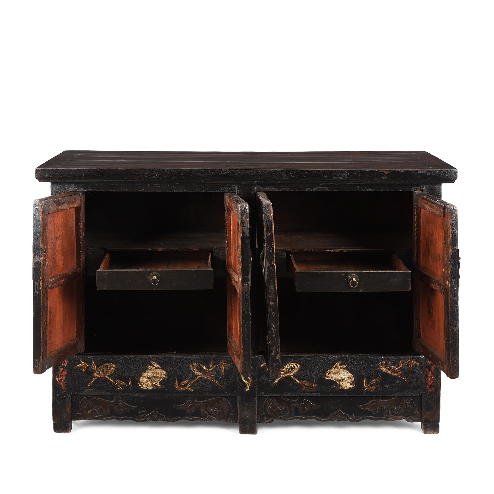 Black Lacquer Sideboard From Shanxi - Early 19th Century - Image 5