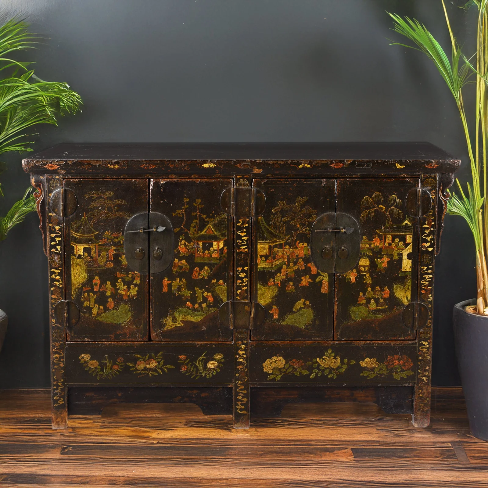Black Lacquer Sideboard From Shanxi - Early 18th Century - Image 2