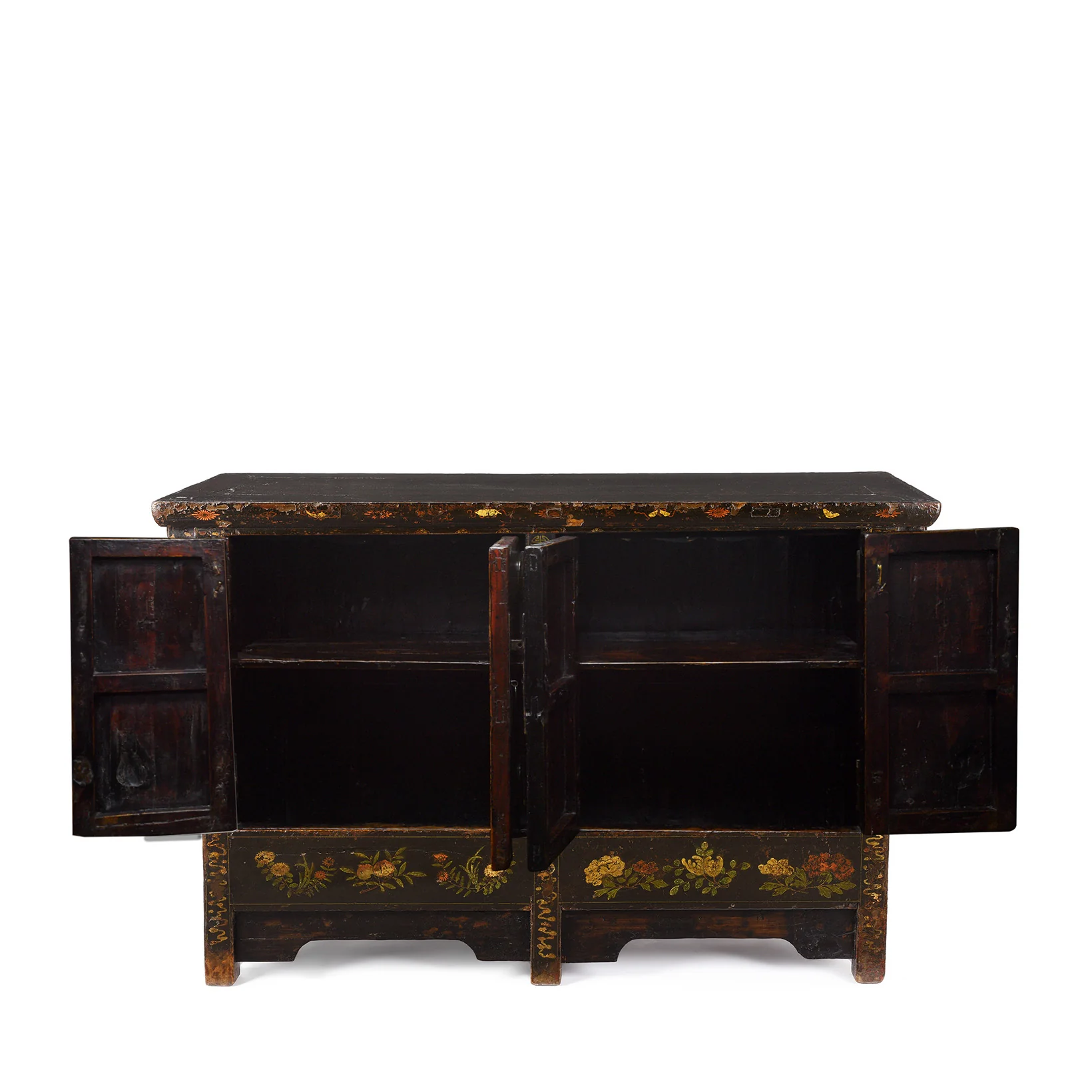 Black Lacquer Sideboard From Shanxi - Early 18th Century - Image 4