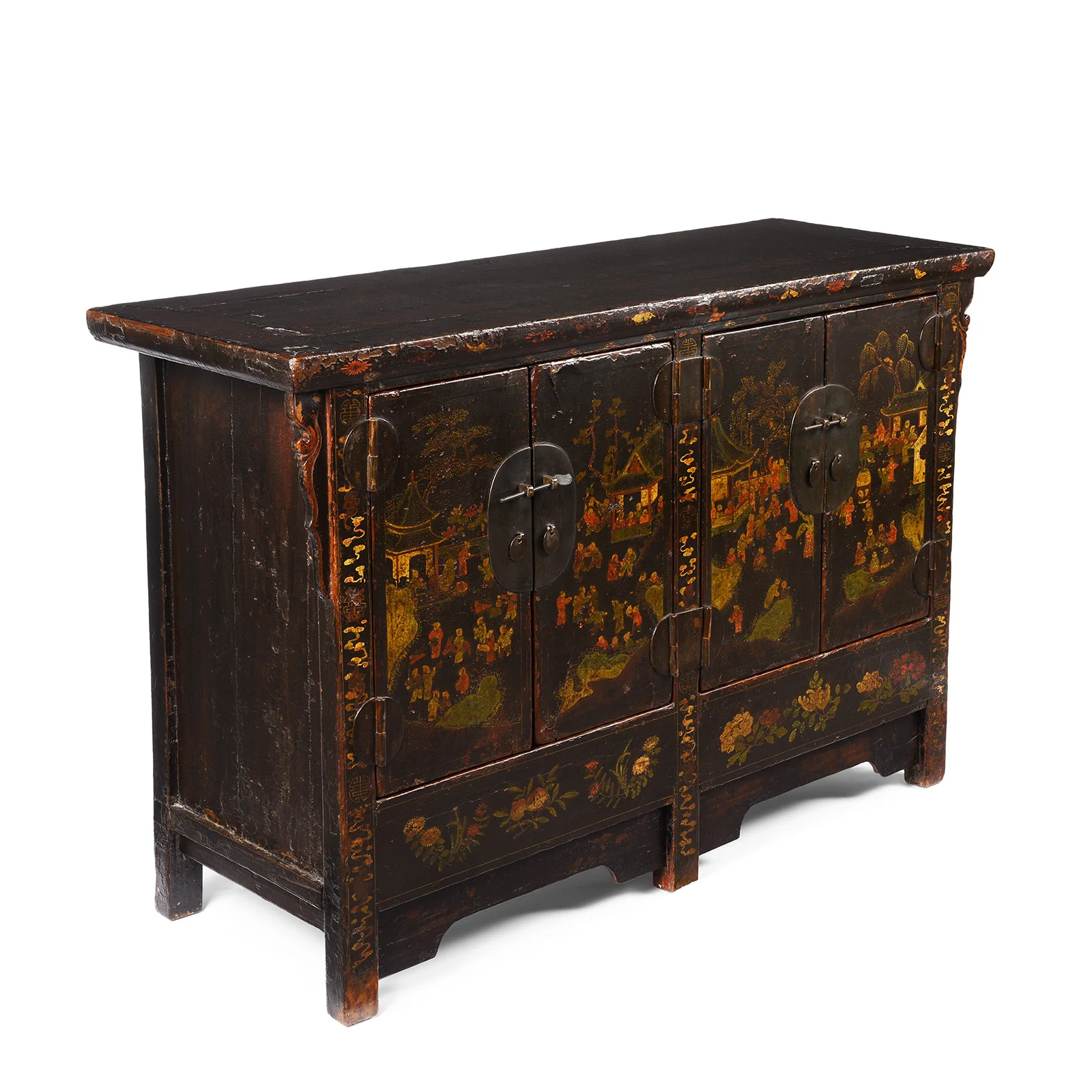 Black Lacquer Sideboard From Shanxi - Early 18th Century - Image 5