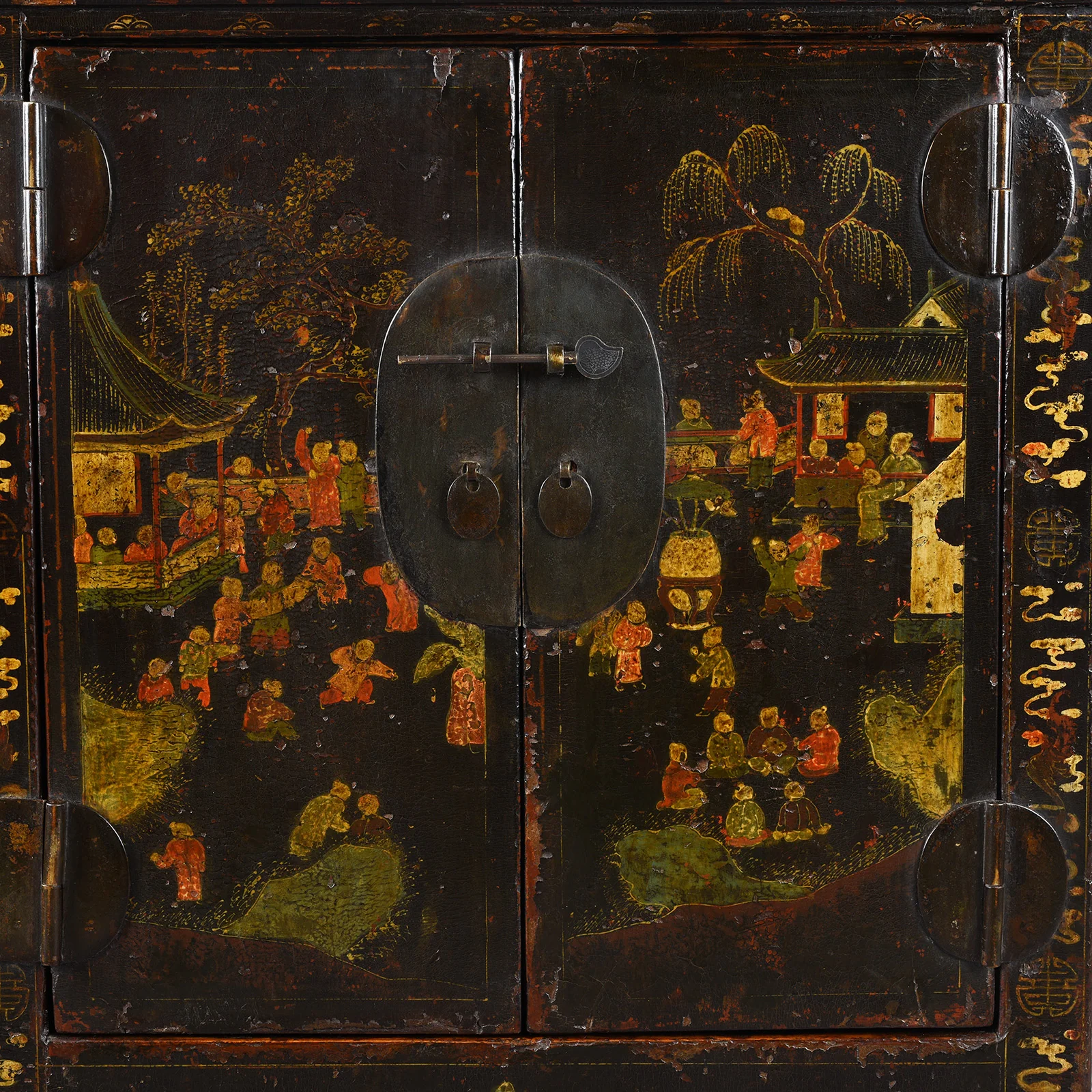 Black Lacquer Sideboard From Shanxi - Early 18th Century - Image 8