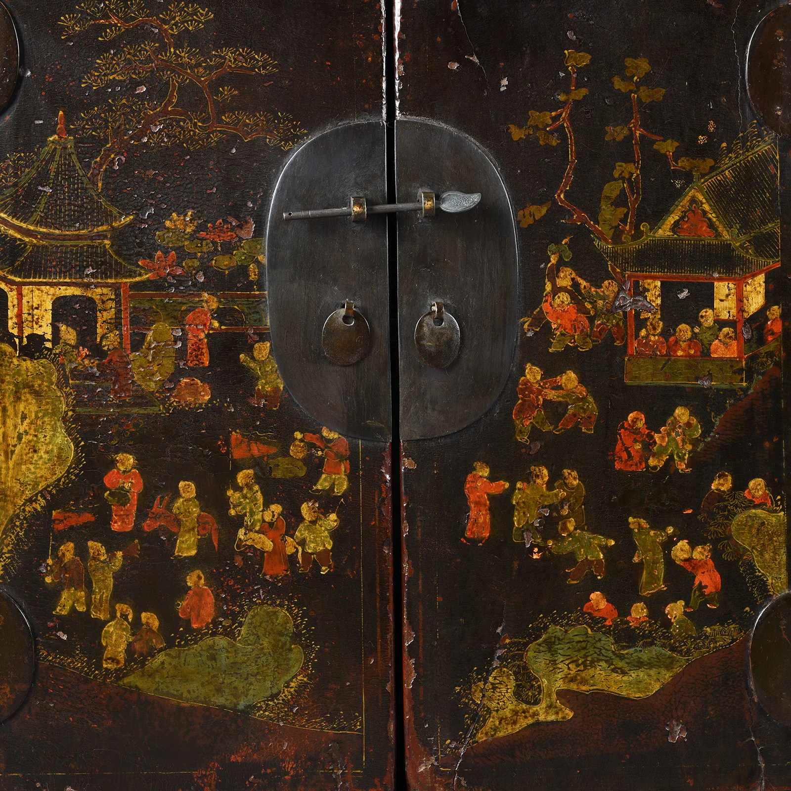 Black Lacquer Sideboard From Shanxi - Early 18th Century - Image 9