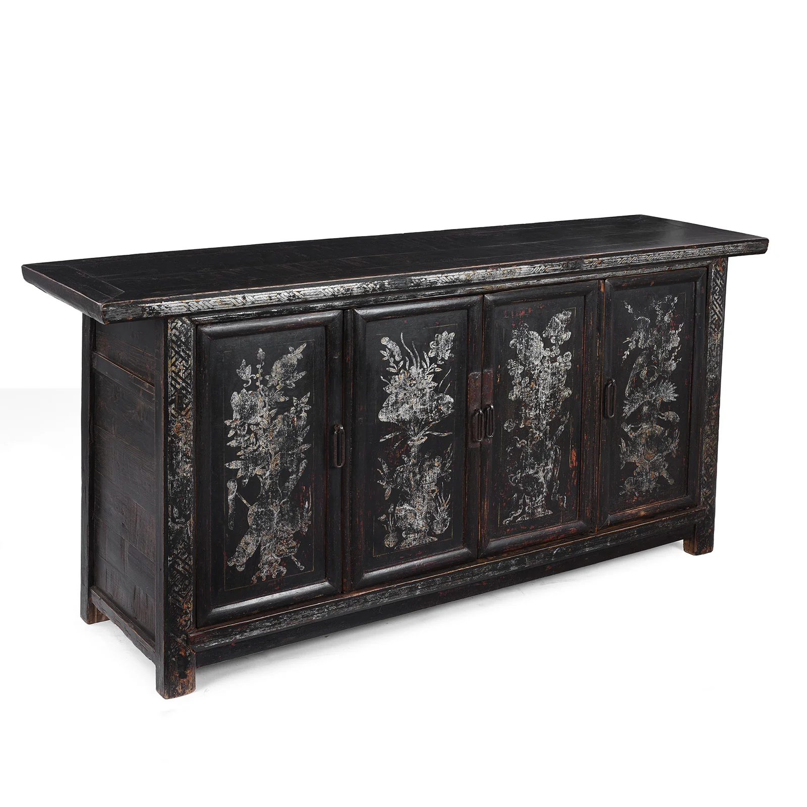 Black Lacquer Sideboard From Shanxi - 19th Century - Image 7