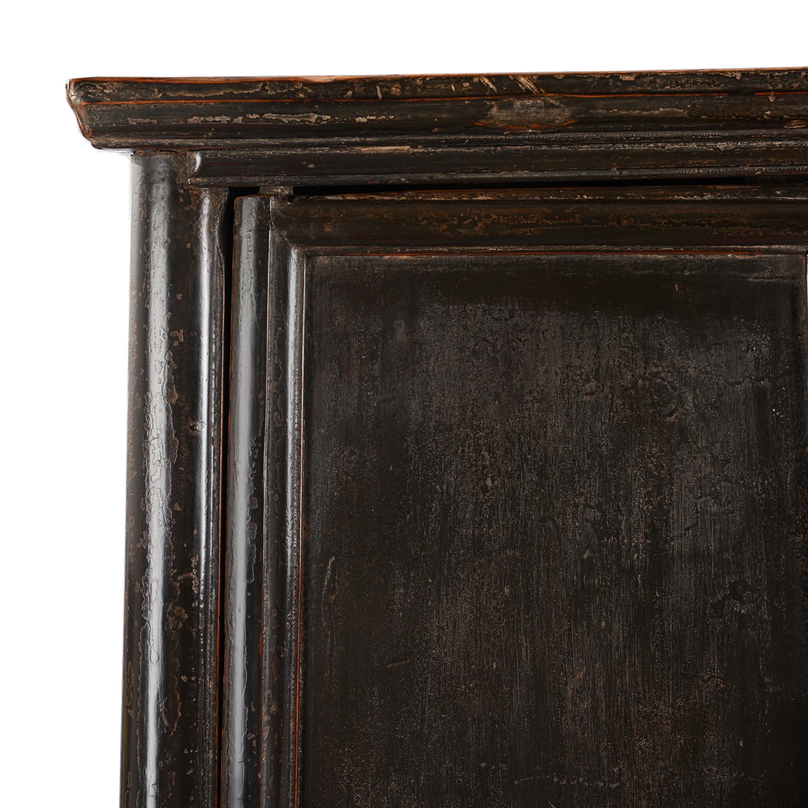 Black Lacquer Taper Cabinet From Shanxi - 18th Century - Image 6