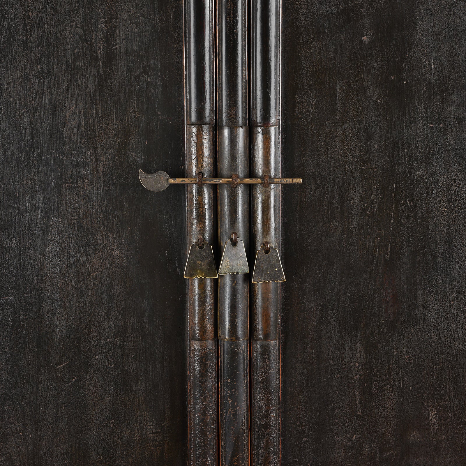 Black Lacquer Taper Cabinet From Shanxi - 18th Century - Image 8