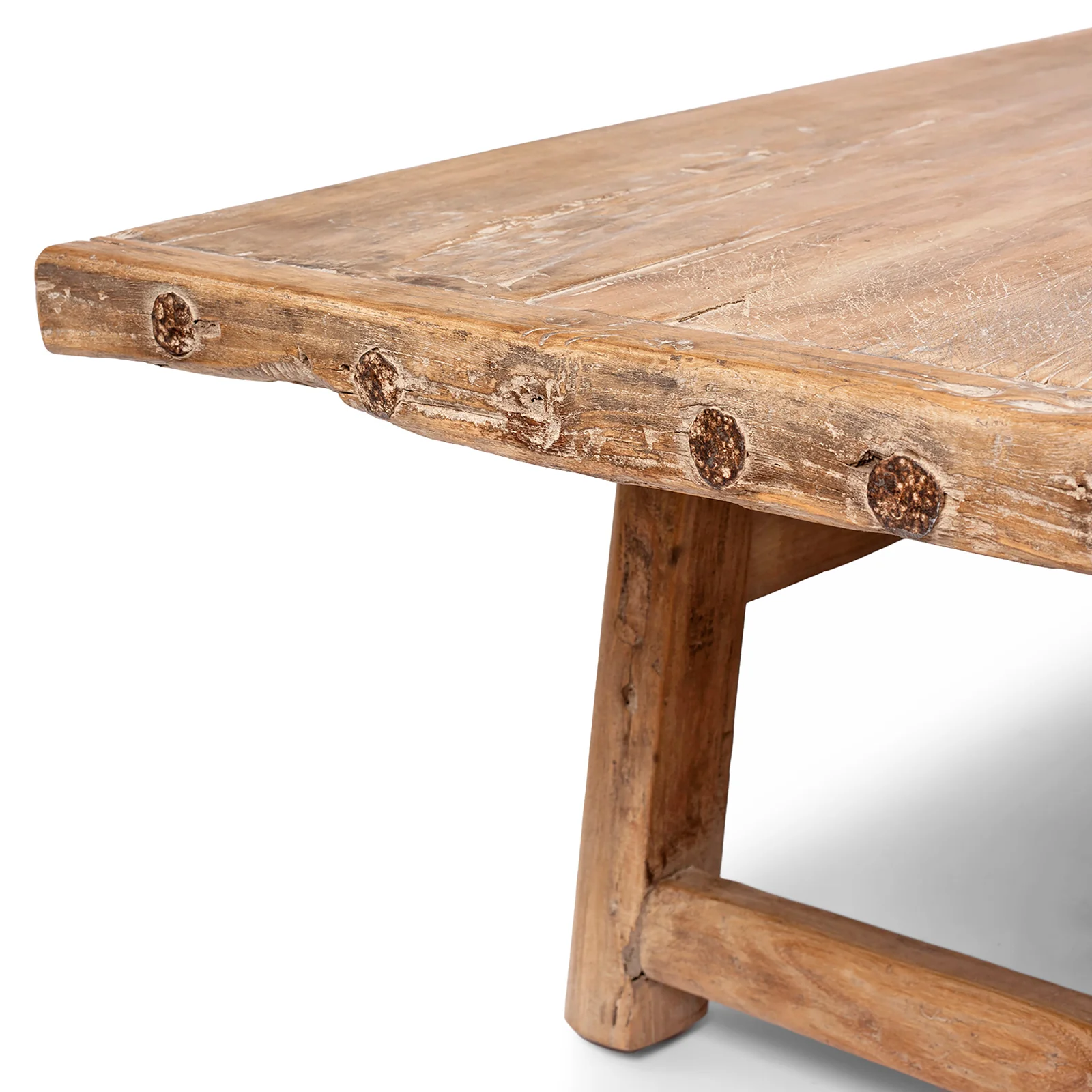 Bleached Chinese Coffee Table From Henan - Ca 1900 - Image 5