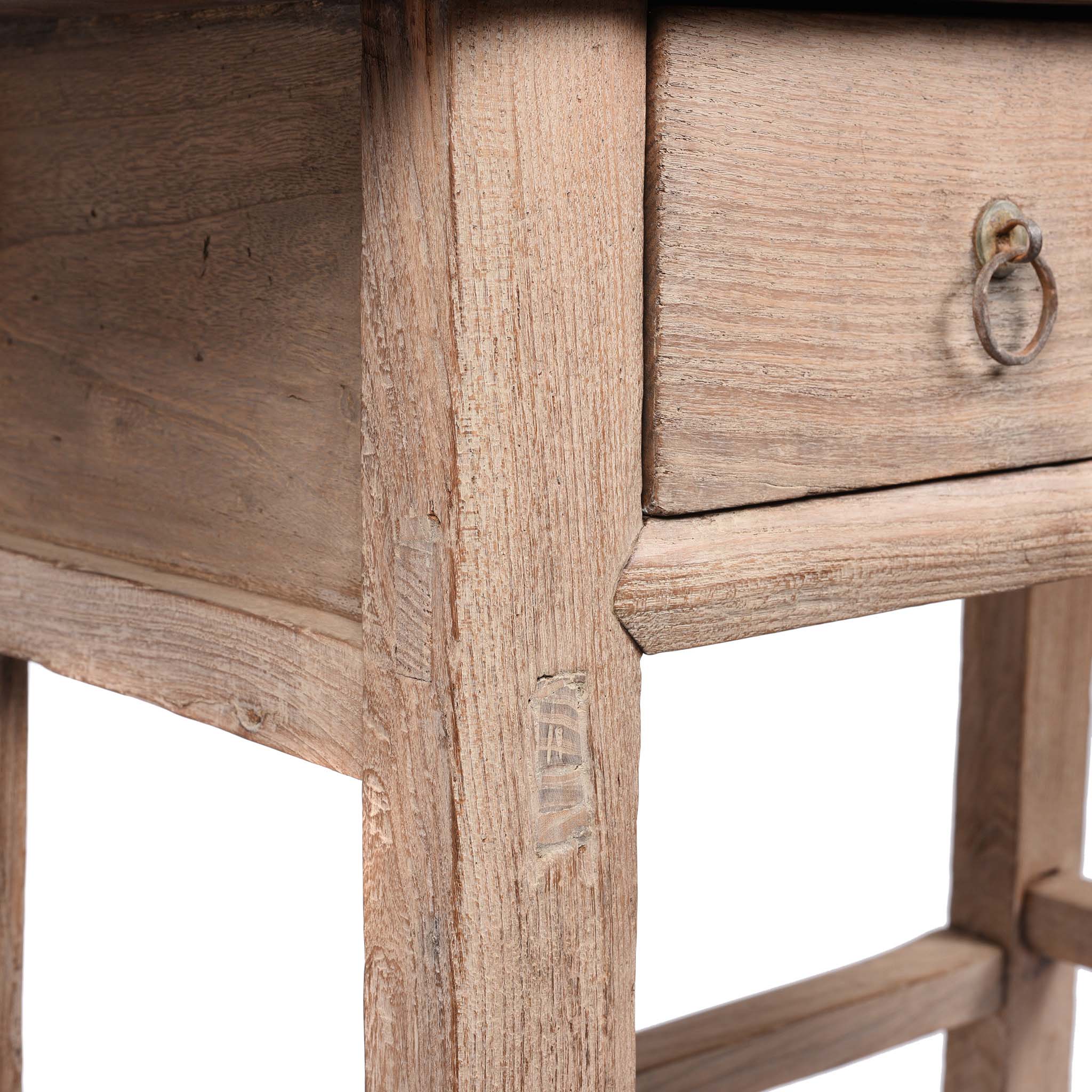 Bleached Elm Wine Table From Henan - 19thC - Image 4