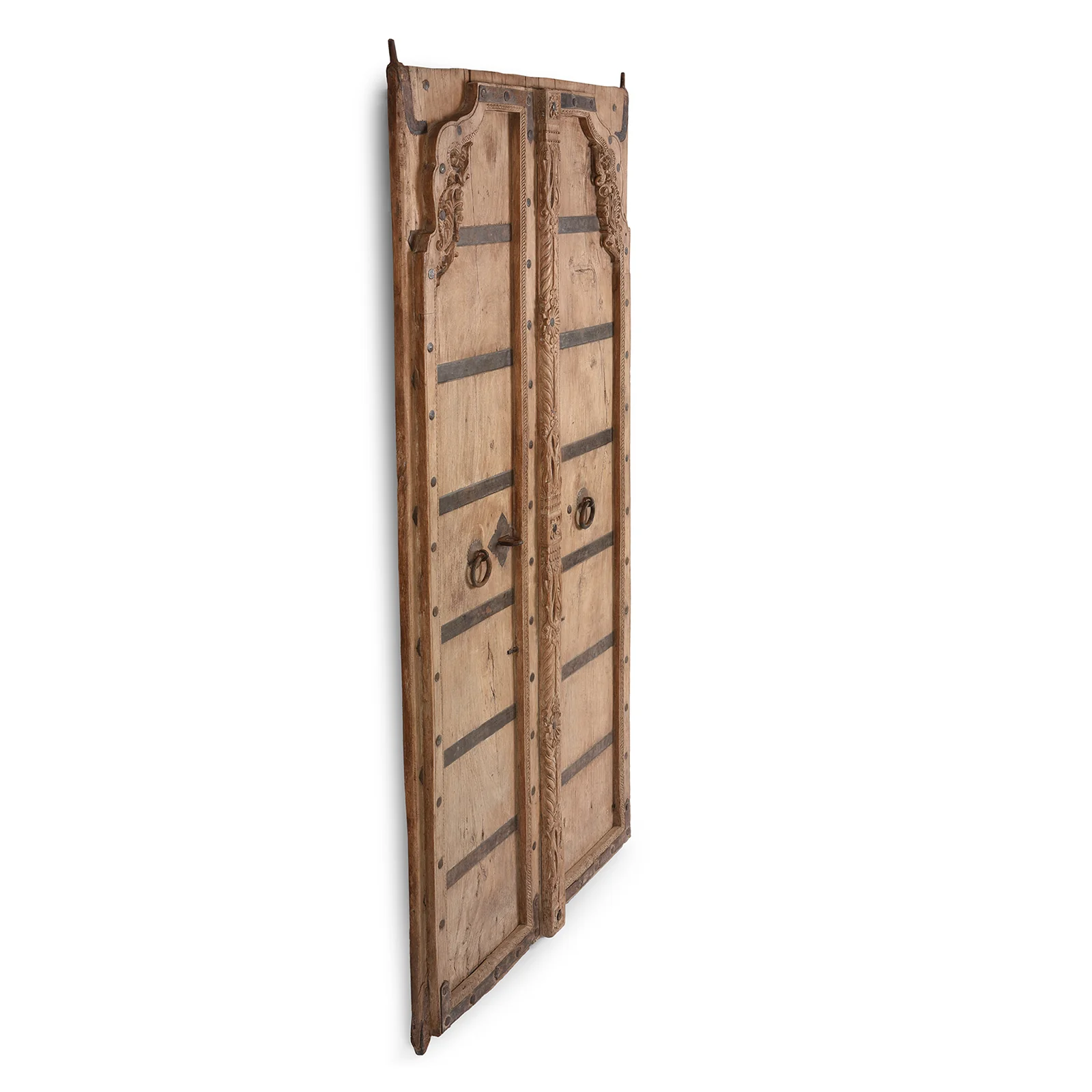 Carved Bleached Doors From Bikaner - 19th Century - Image 6