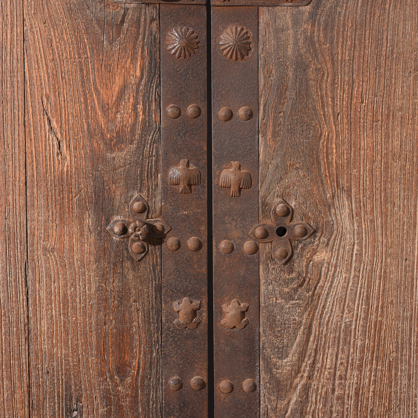Bleached Elm Doors From Shanxi - 19th Century - Image 5