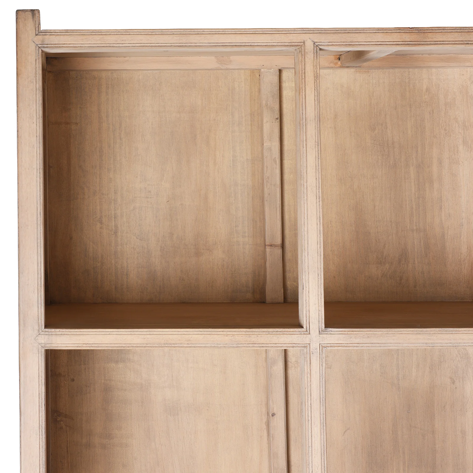 Bleached Shelving Unit Made From Old Pine - Image 3