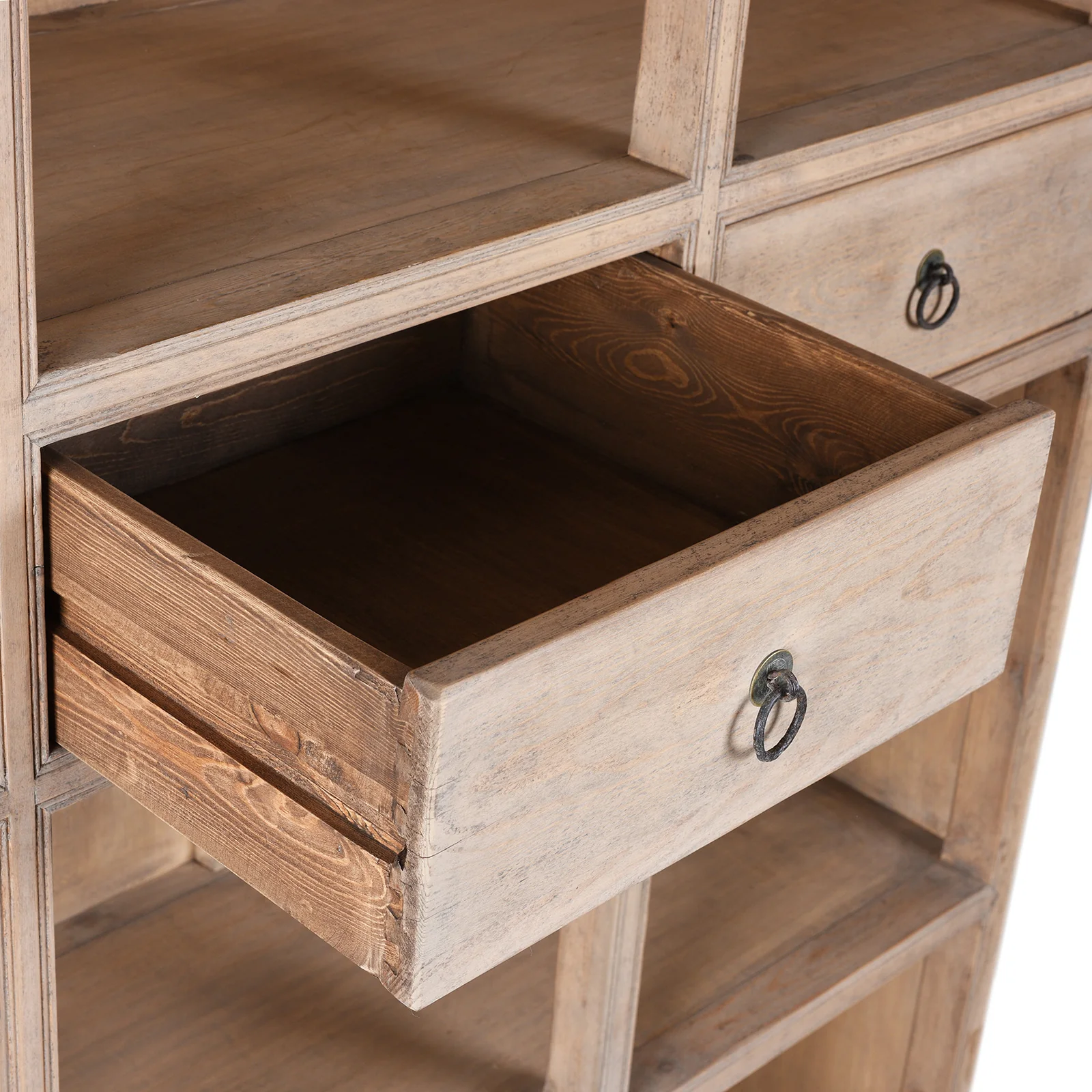 Bleached Shelving Unit Made From Old Pine - Image 7