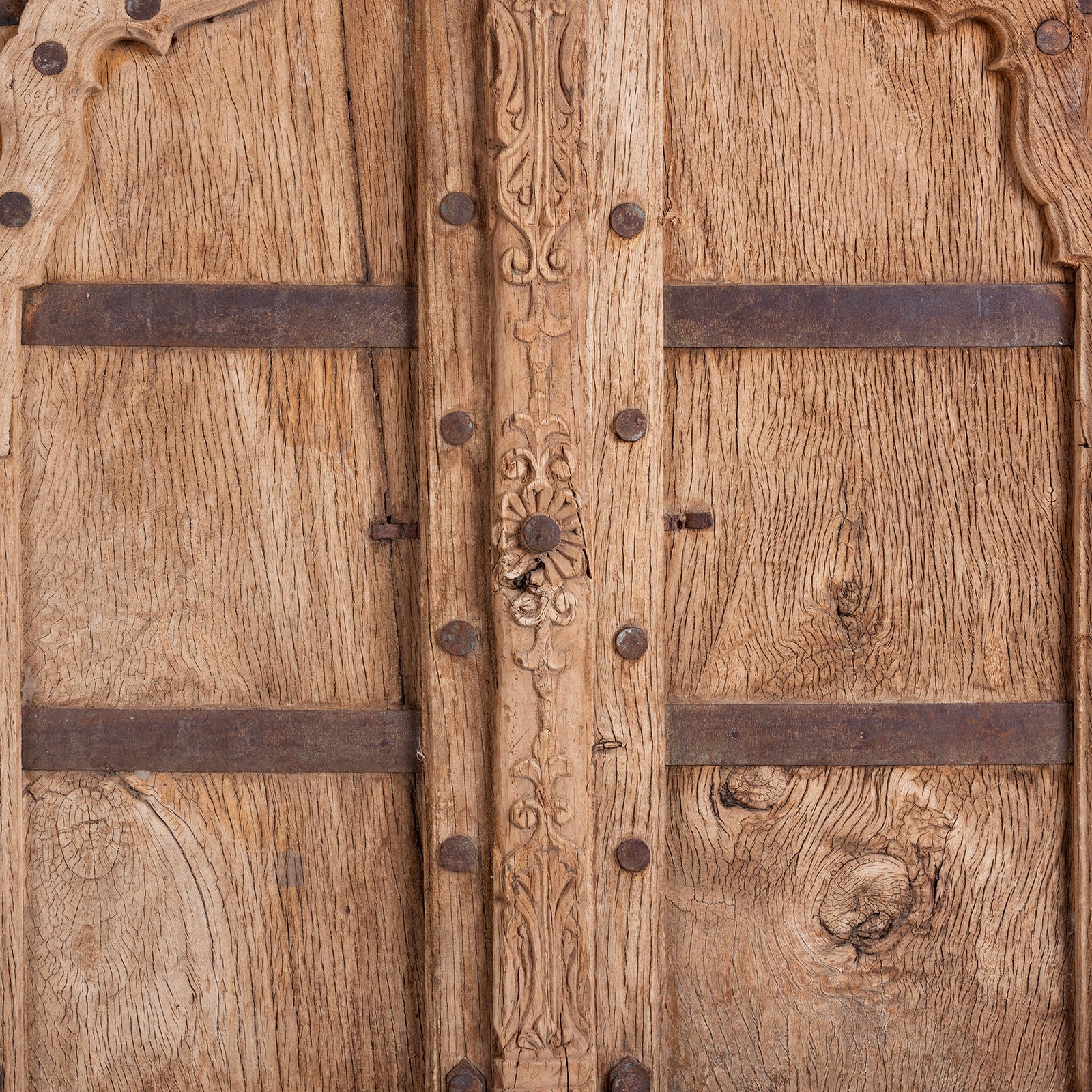 Bleached Window Shutter From Bikaner - 19th Century - Image 3