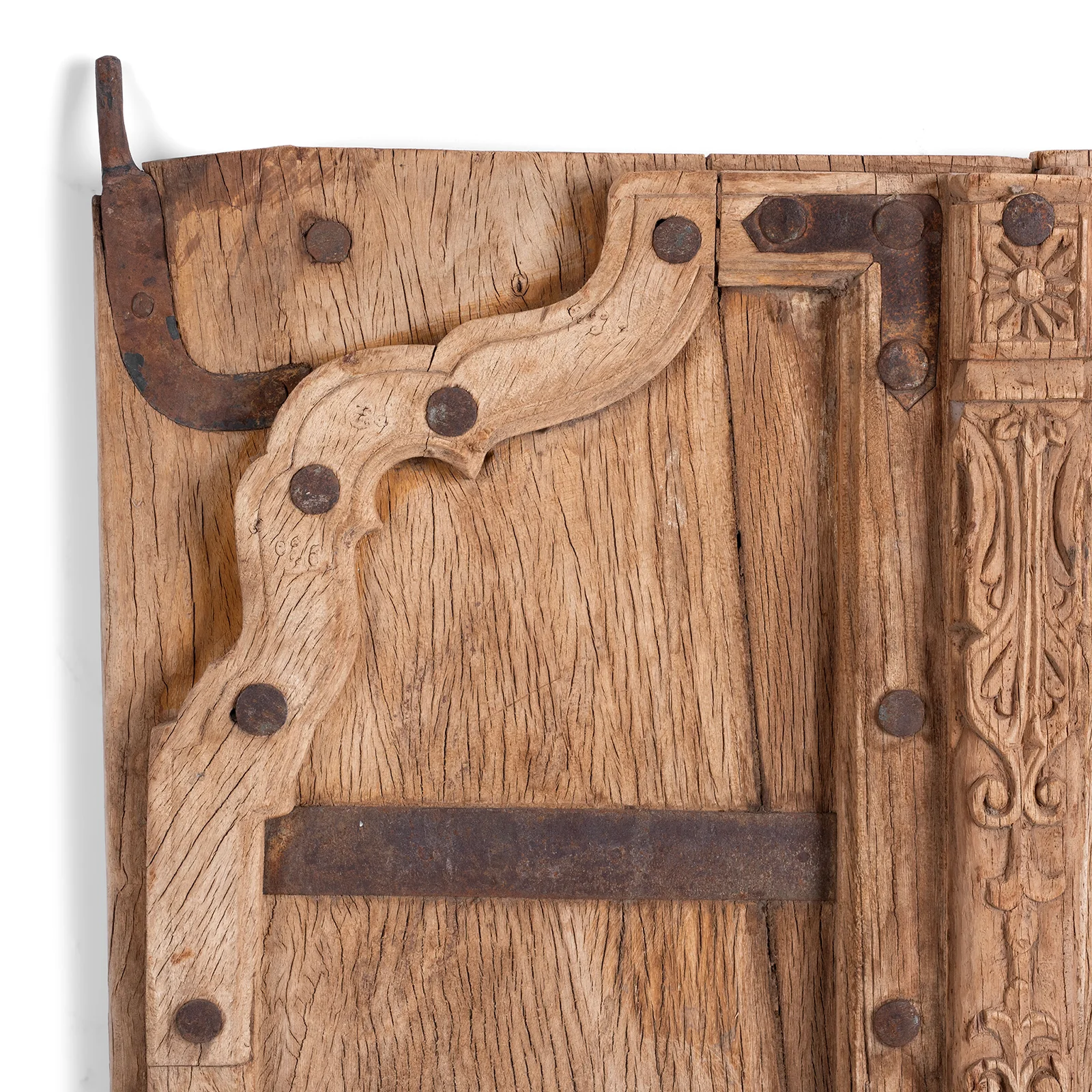 Bleached Window Shutter From Bikaner - 19th Century - Image 4