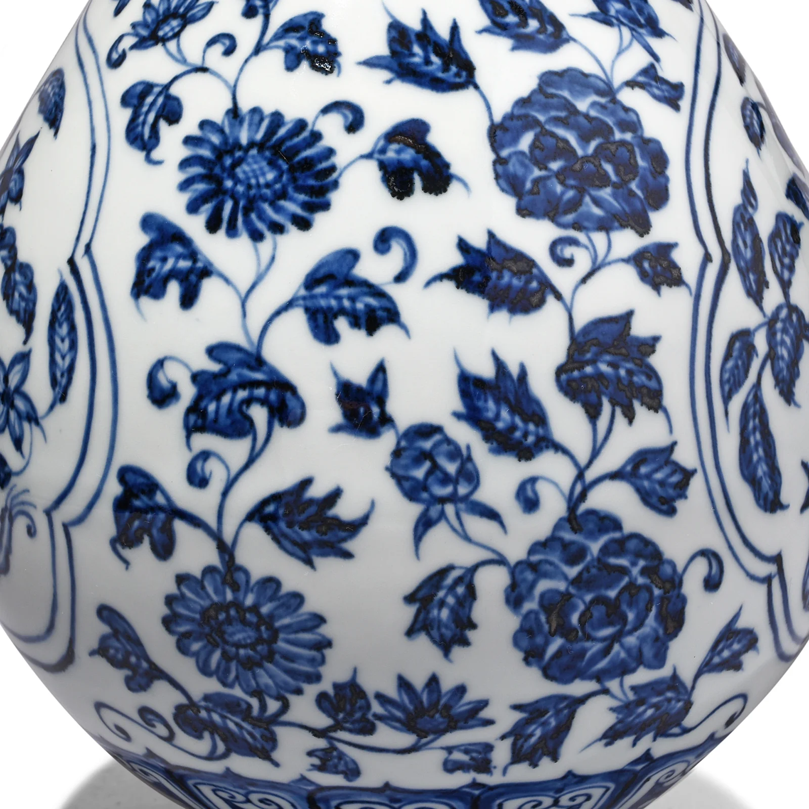 Blue & White Porcelain Yuhuchunping Vase - Pomegranate - Image 3