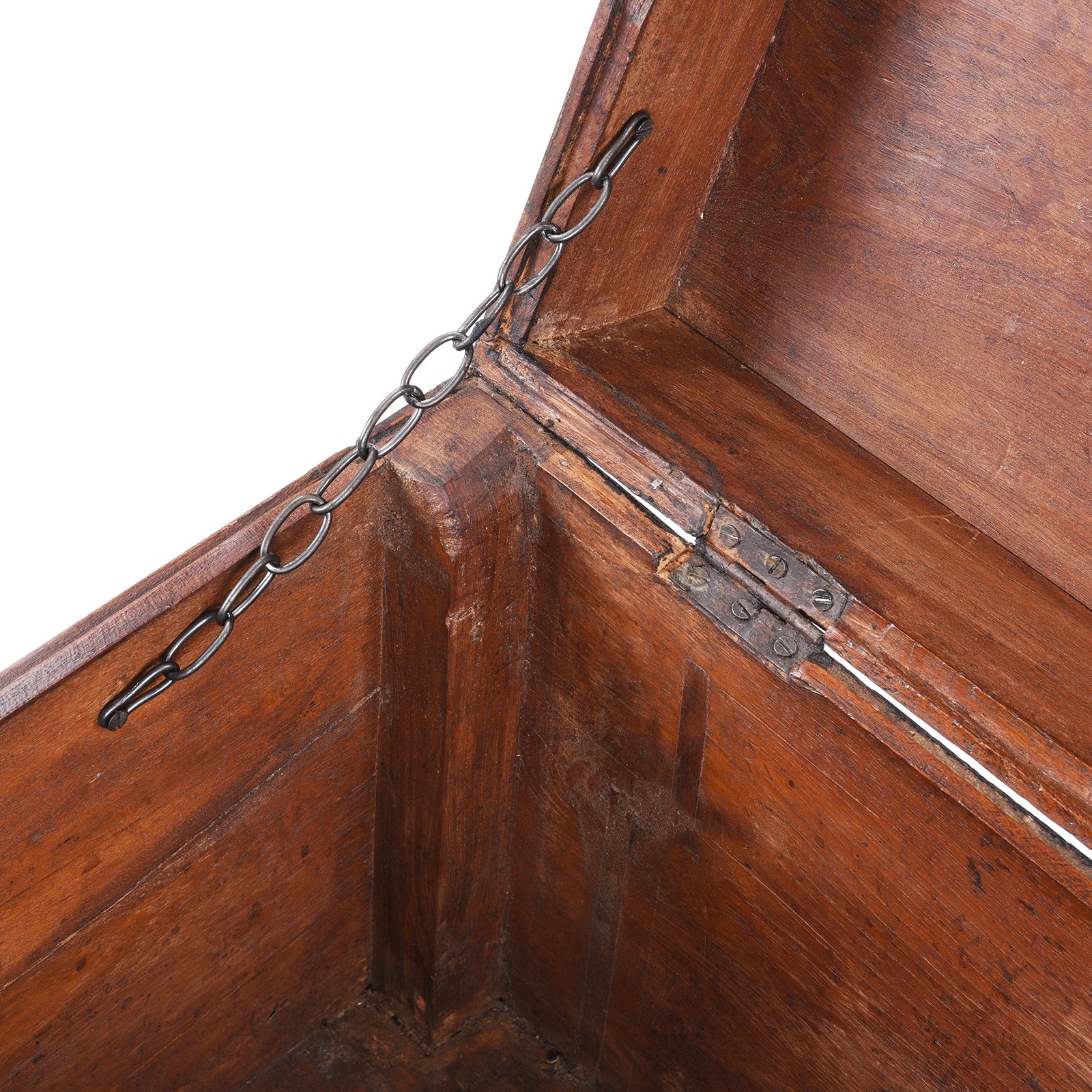 Bone Inlay Teak Chest - 19th Century - Image 7