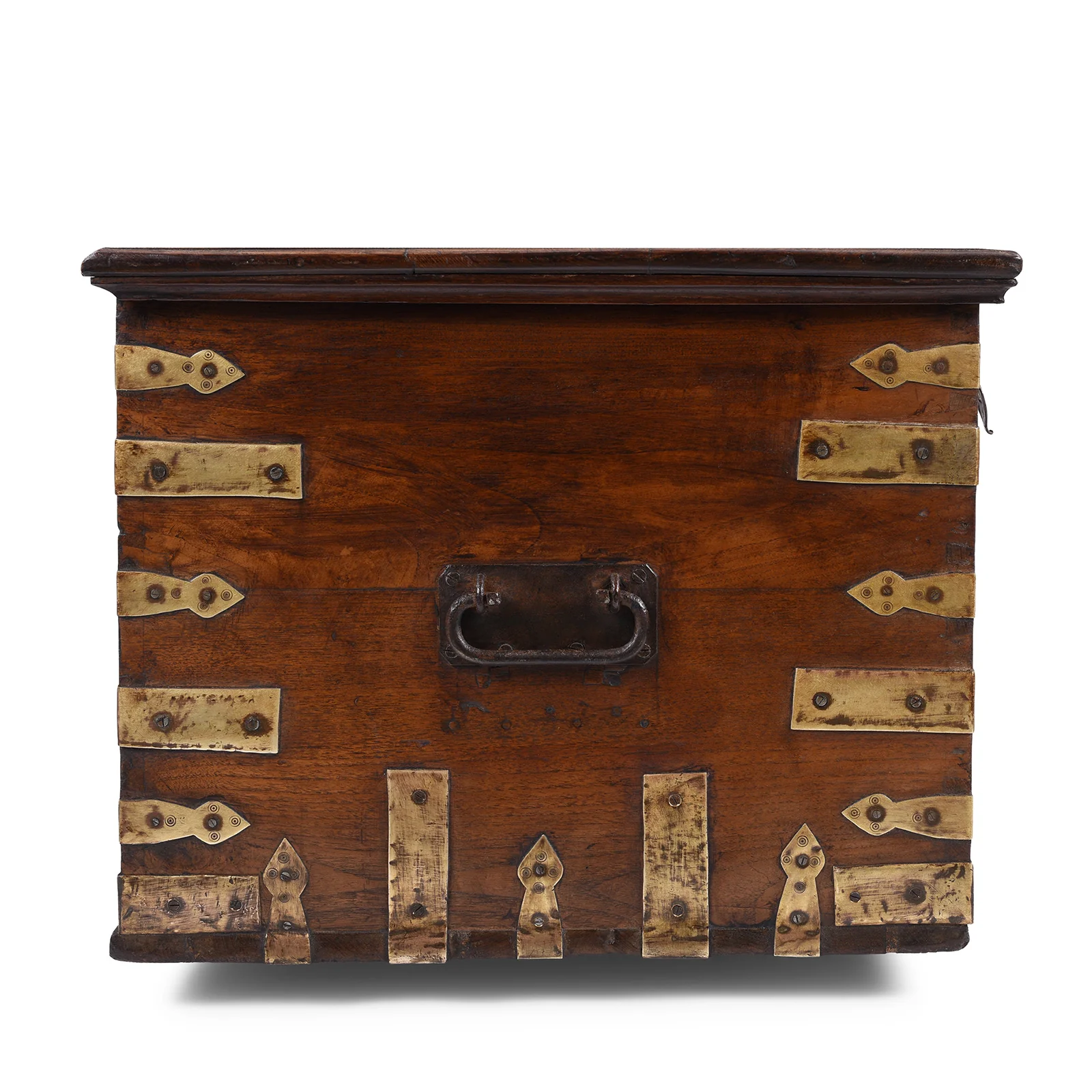 Brass Bound Military Chest From Kutch - 19th Century - Image 8