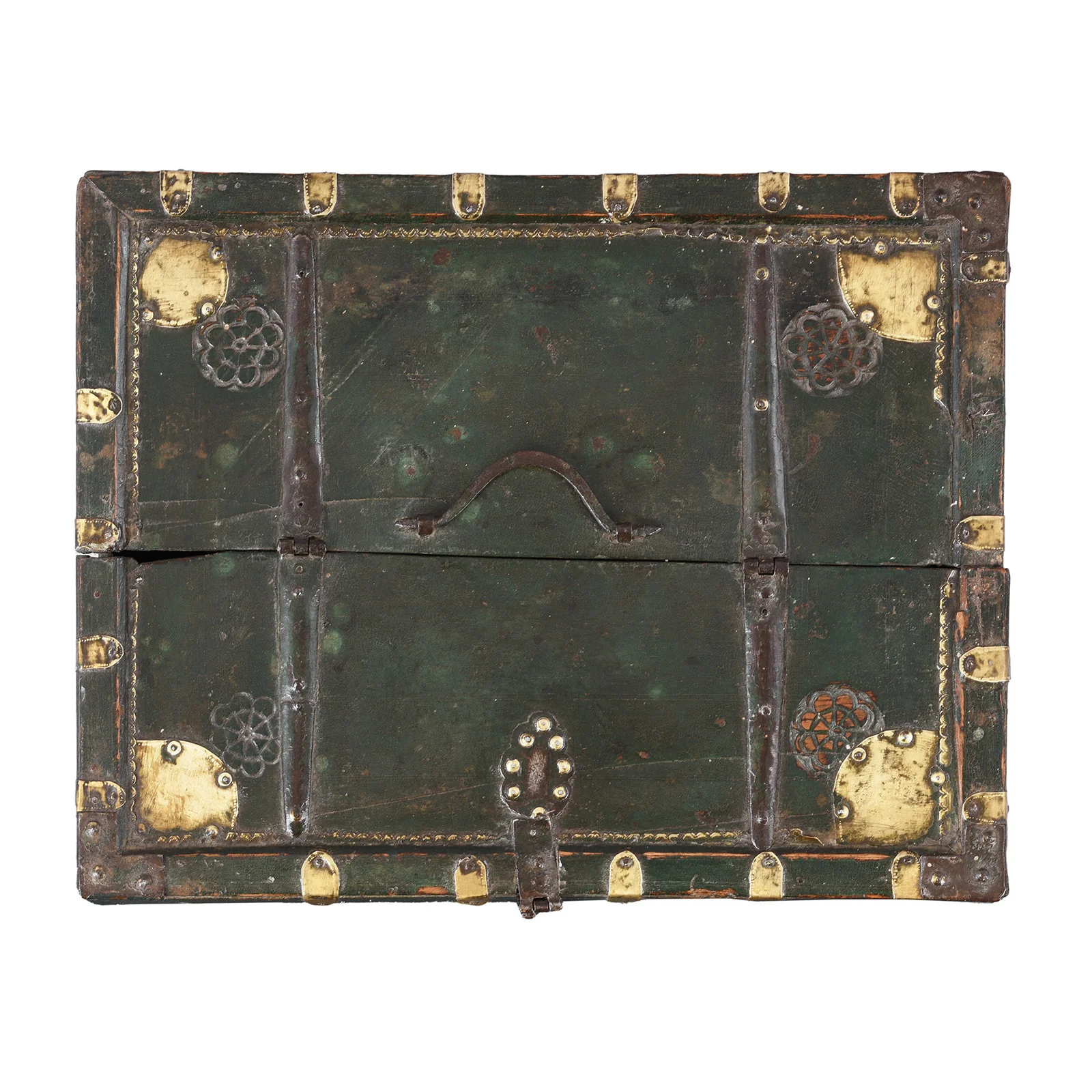 Painted Merchants Box From Bikaner - 19th Century - Image 4