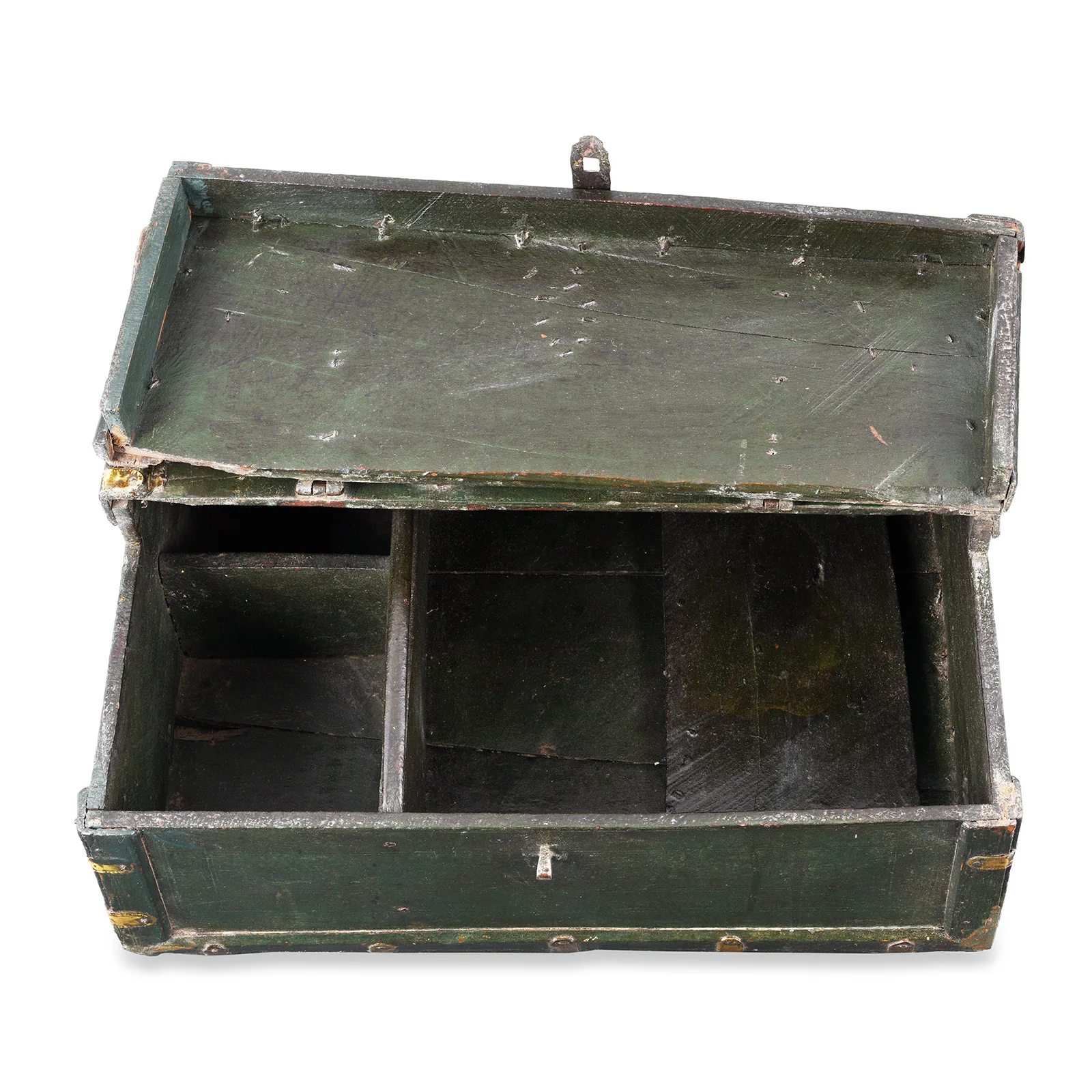 Painted Merchants Box From Bikaner - 19th Century - Image 5