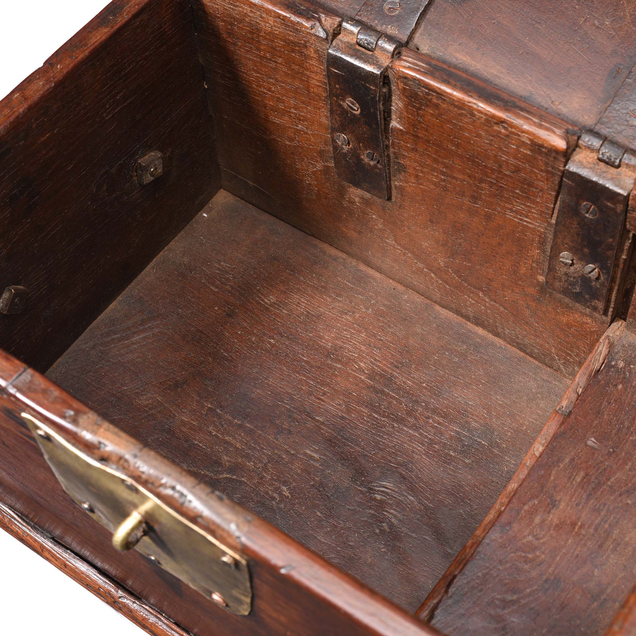 Brass Bound Teak Chest - 19thC - Image 7