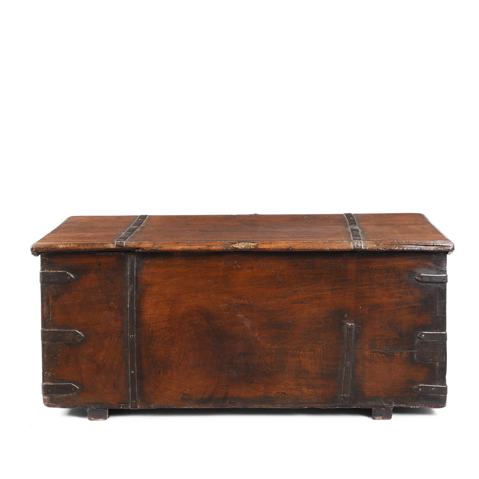 Brass Bound Teak Chest From Kutch - 19th Century - Image 10